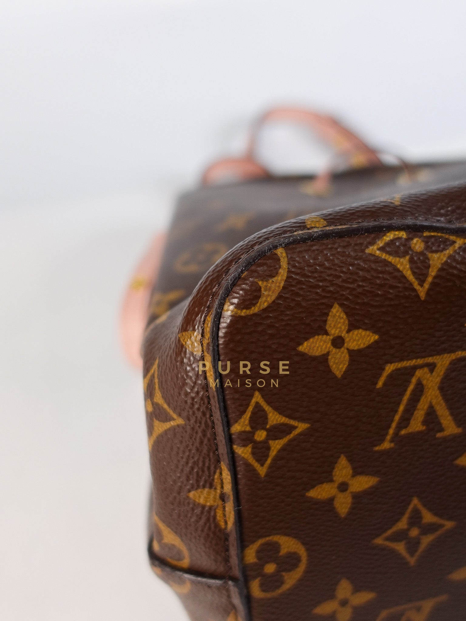 Neo Noe MM in Rose Poudre Monogram Canvas (Date Code: MI1157) | Purse Maison Luxury Bags Shop