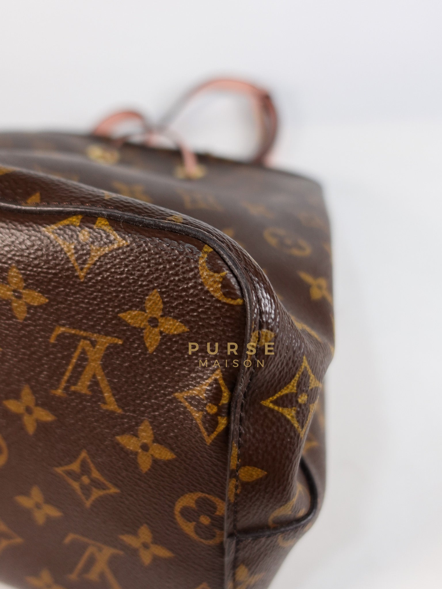 Neo Noe MM in Rose Poudre Monogram Canvas (Date Code: MI1157) | Purse Maison Luxury Bags Shop