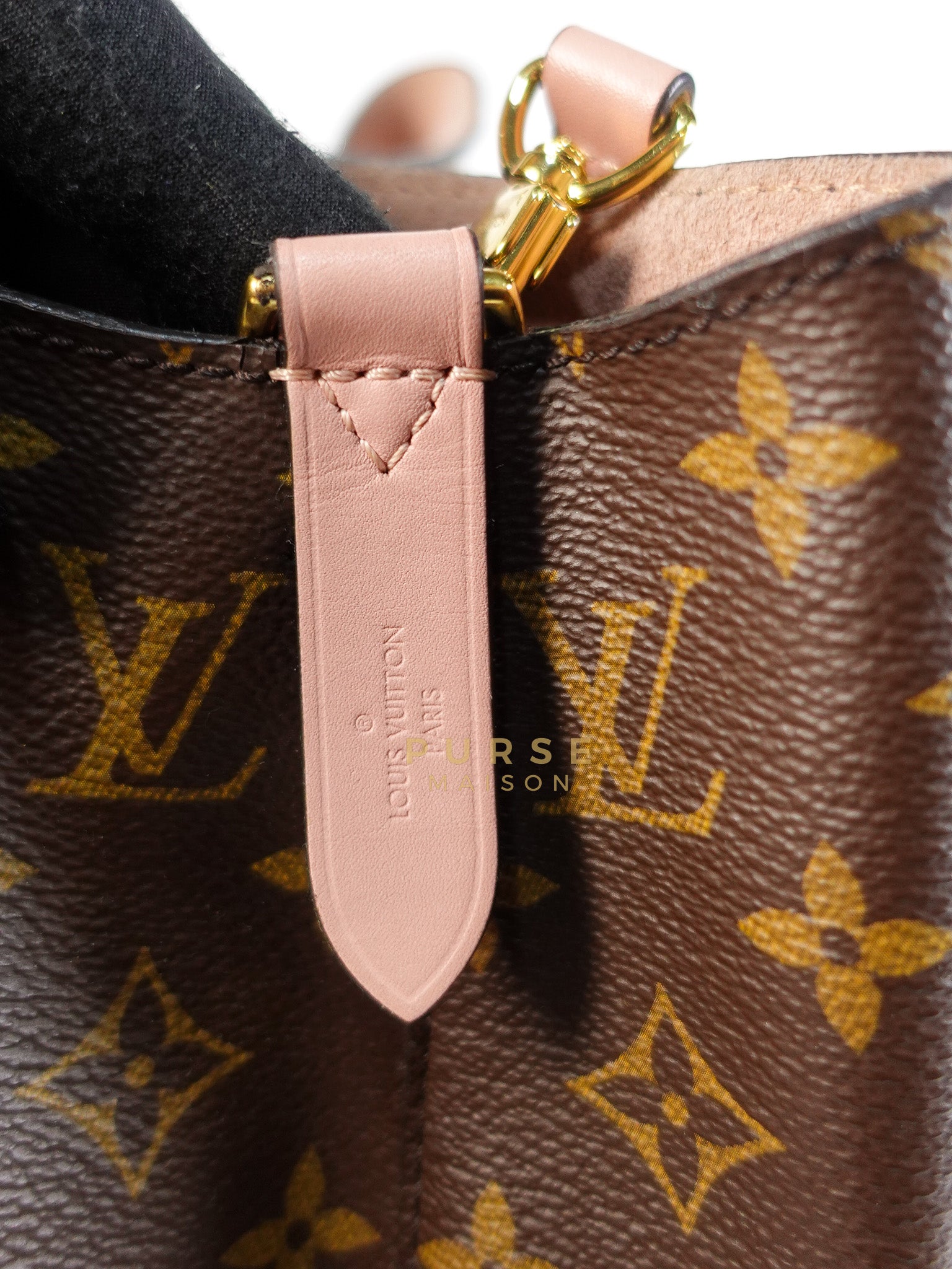 Neo Noe MM in Rose Poudre Monogram Canvas (Date Code: MI1157) | Purse Maison Luxury Bags Shop