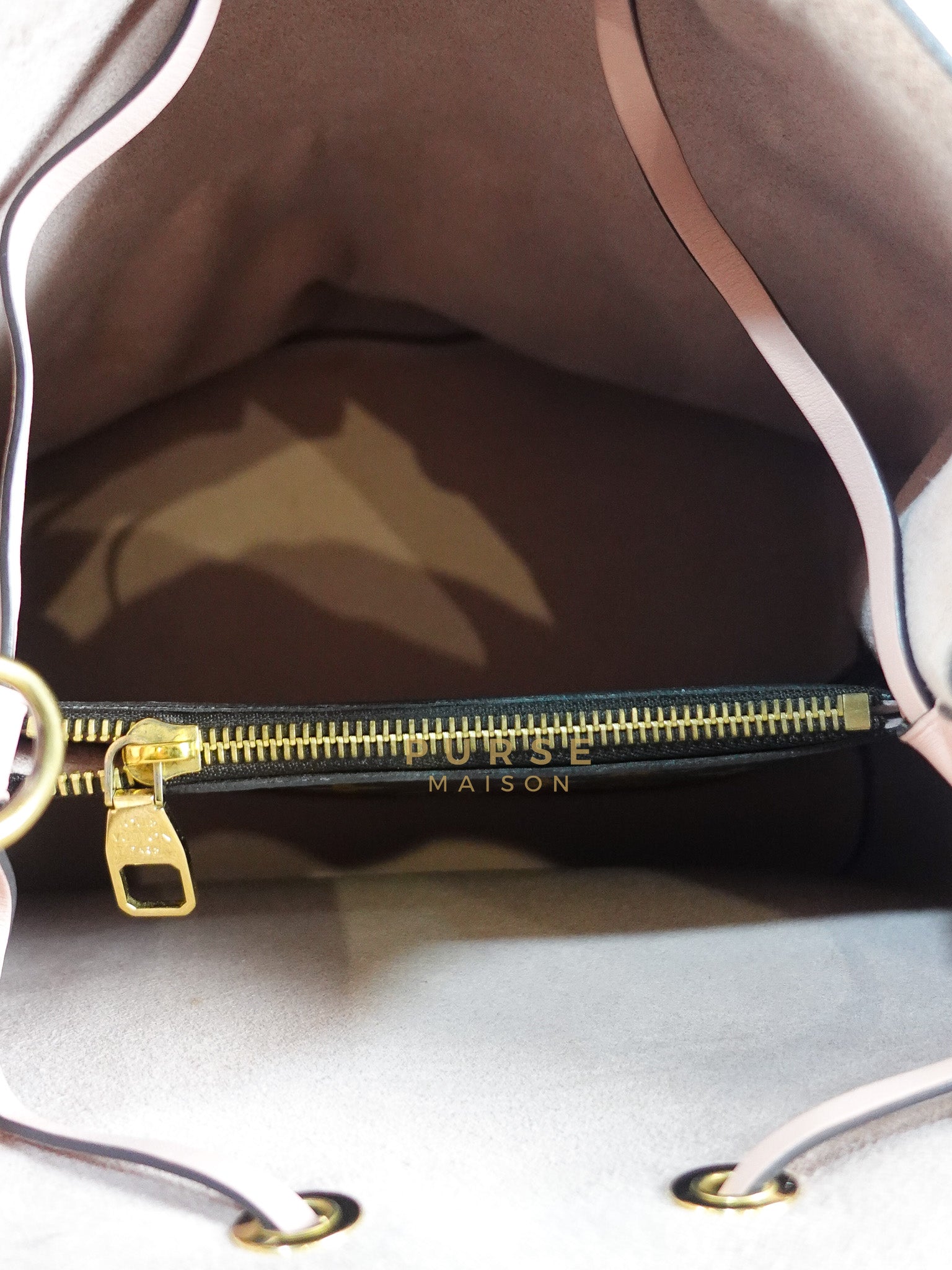 Neo Noe MM in Rose Poudre Monogram Canvas (Date Code: MI1157) | Purse Maison Luxury Bags Shop