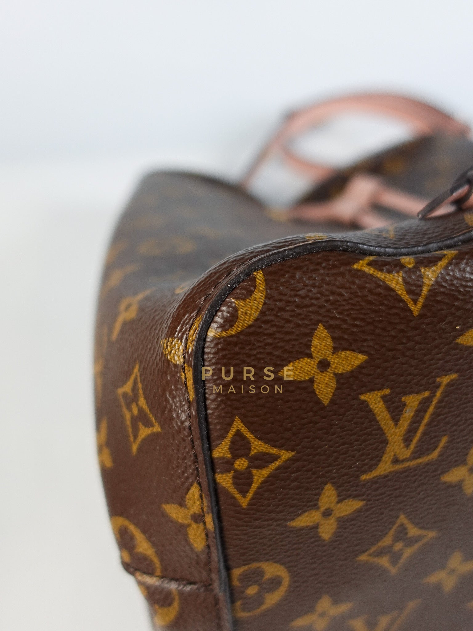 Neo Noe MM in Rose Poudre Monogram Canvas (Date Code: MI1157) | Purse Maison Luxury Bags Shop