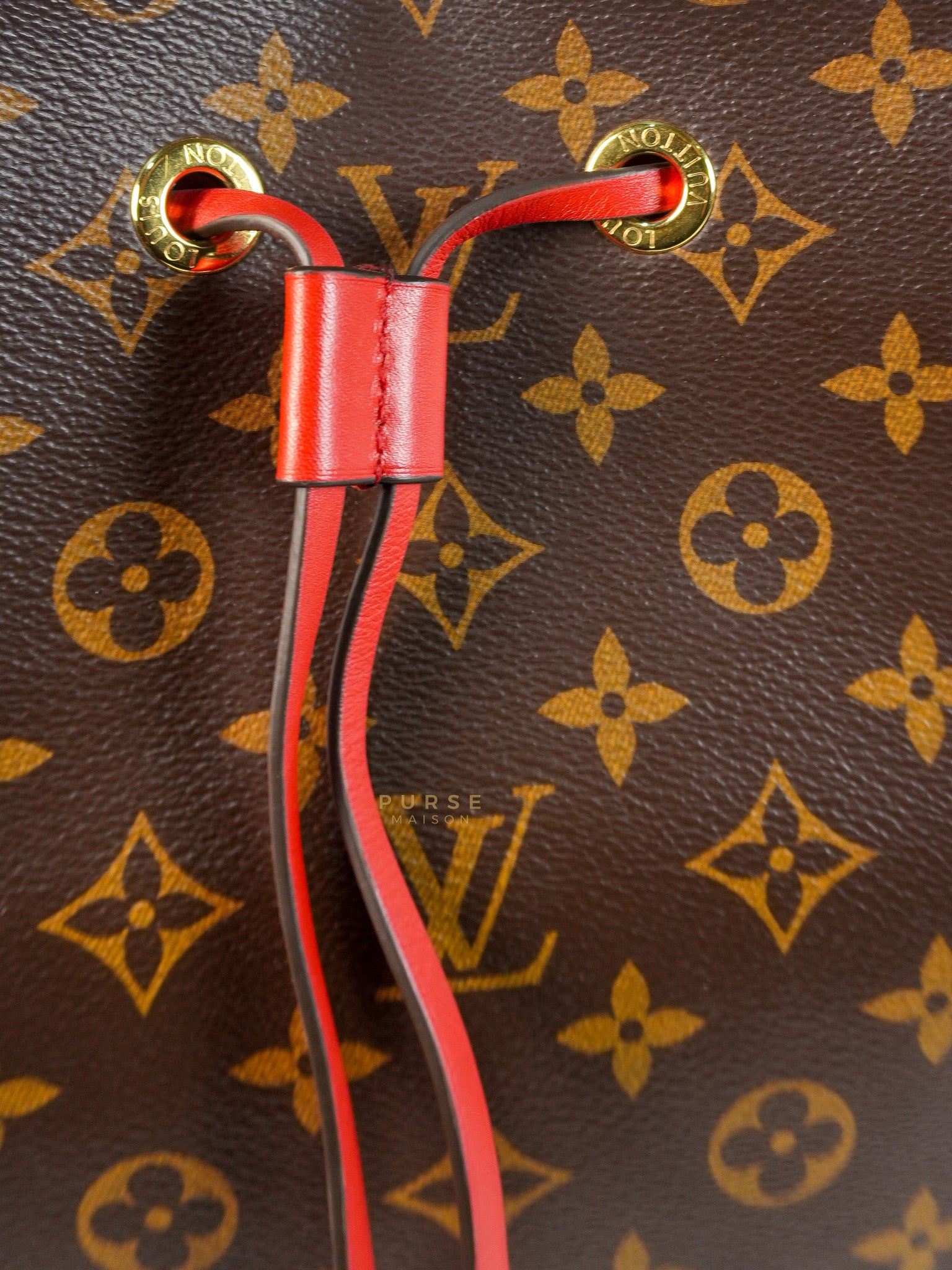 Neo Noe MM Monogram Canvas Red Interior (Date Code: NZ1158) | Purse Maison Luxury Bags Shop