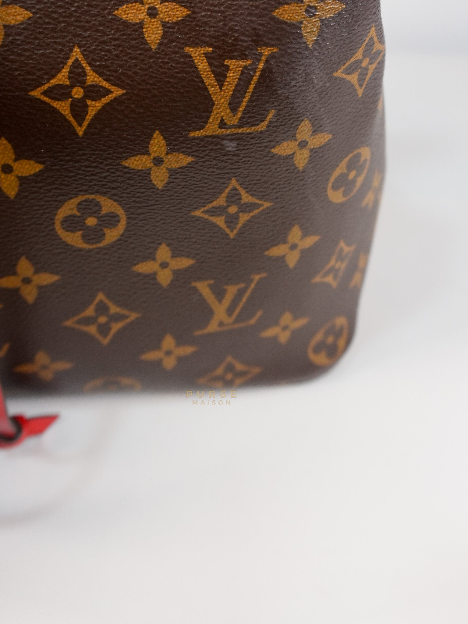Neo Noe MM Monogram Canvas Red Interior (Date Code: NZ1158) | Purse Maison Luxury Bags Shop