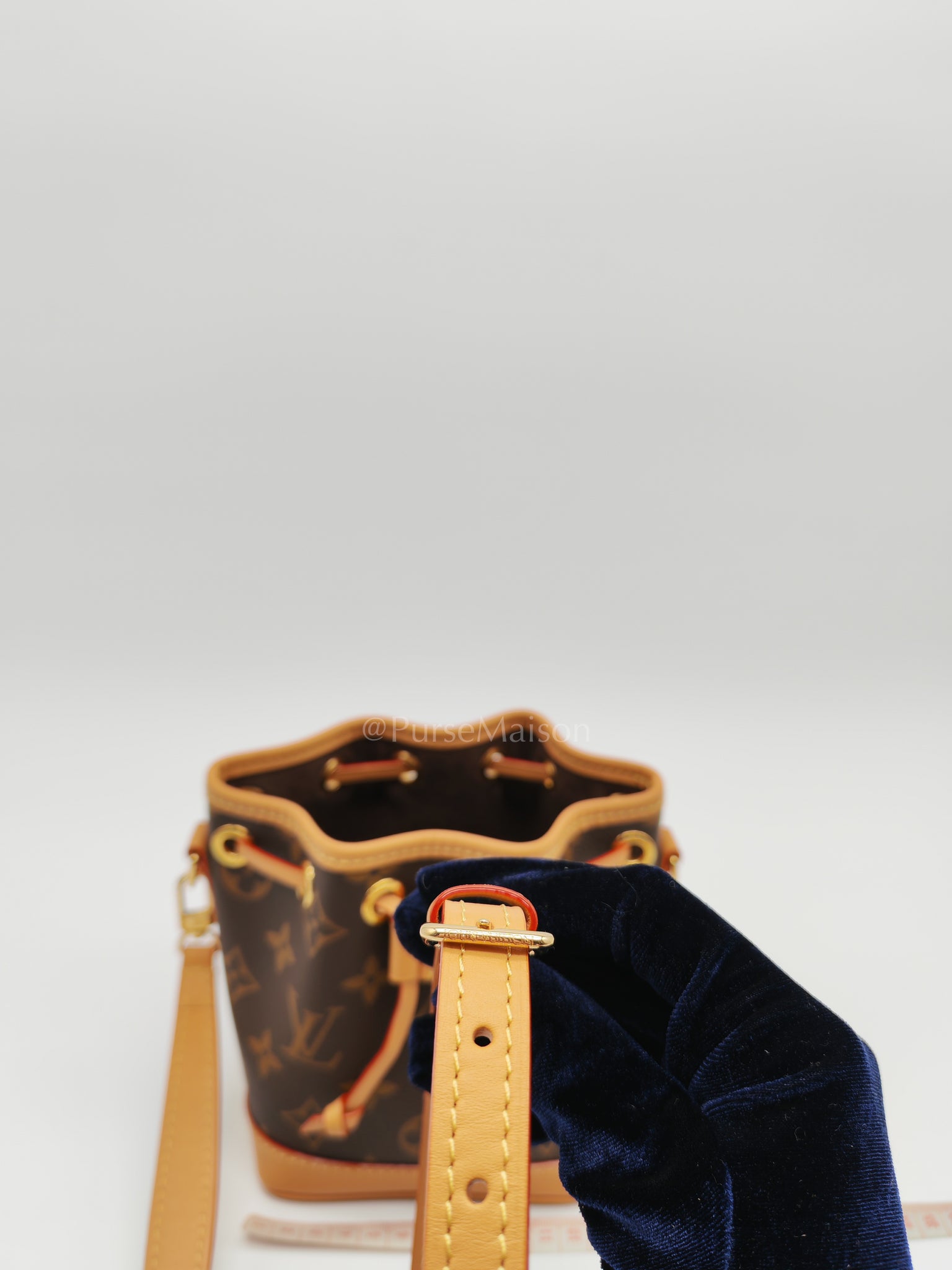 Neo Noe Nano in Monogram Canvas Bucket Bag (Microchip) | Purse Maison Luxury Bags Shop