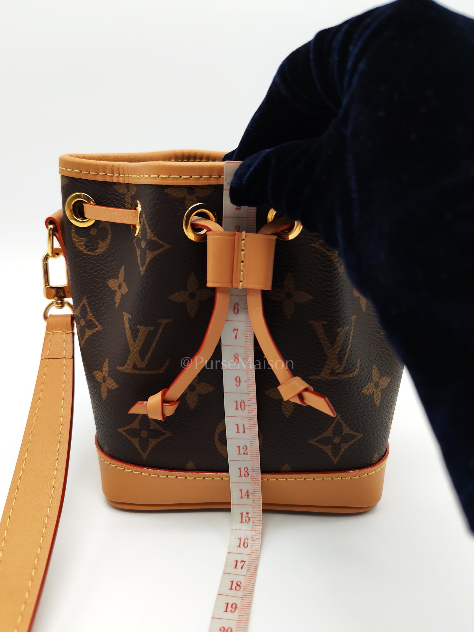 Neo Noe Nano in Monogram Canvas Bucket Bag (Microchip) | Purse Maison Luxury Bags Shop