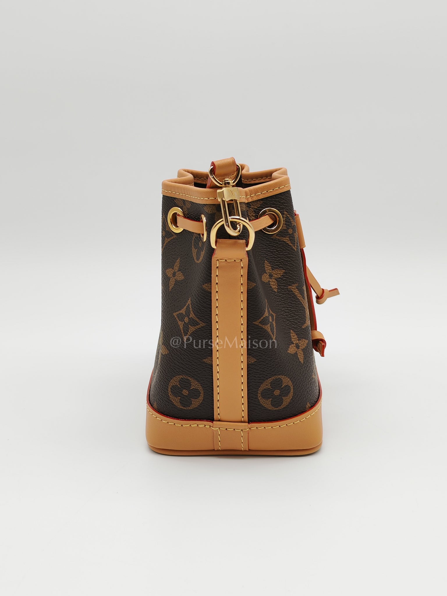 Neo Noe Nano in Monogram Canvas Bucket Bag (Microchip) | Purse Maison Luxury Bags Shop
