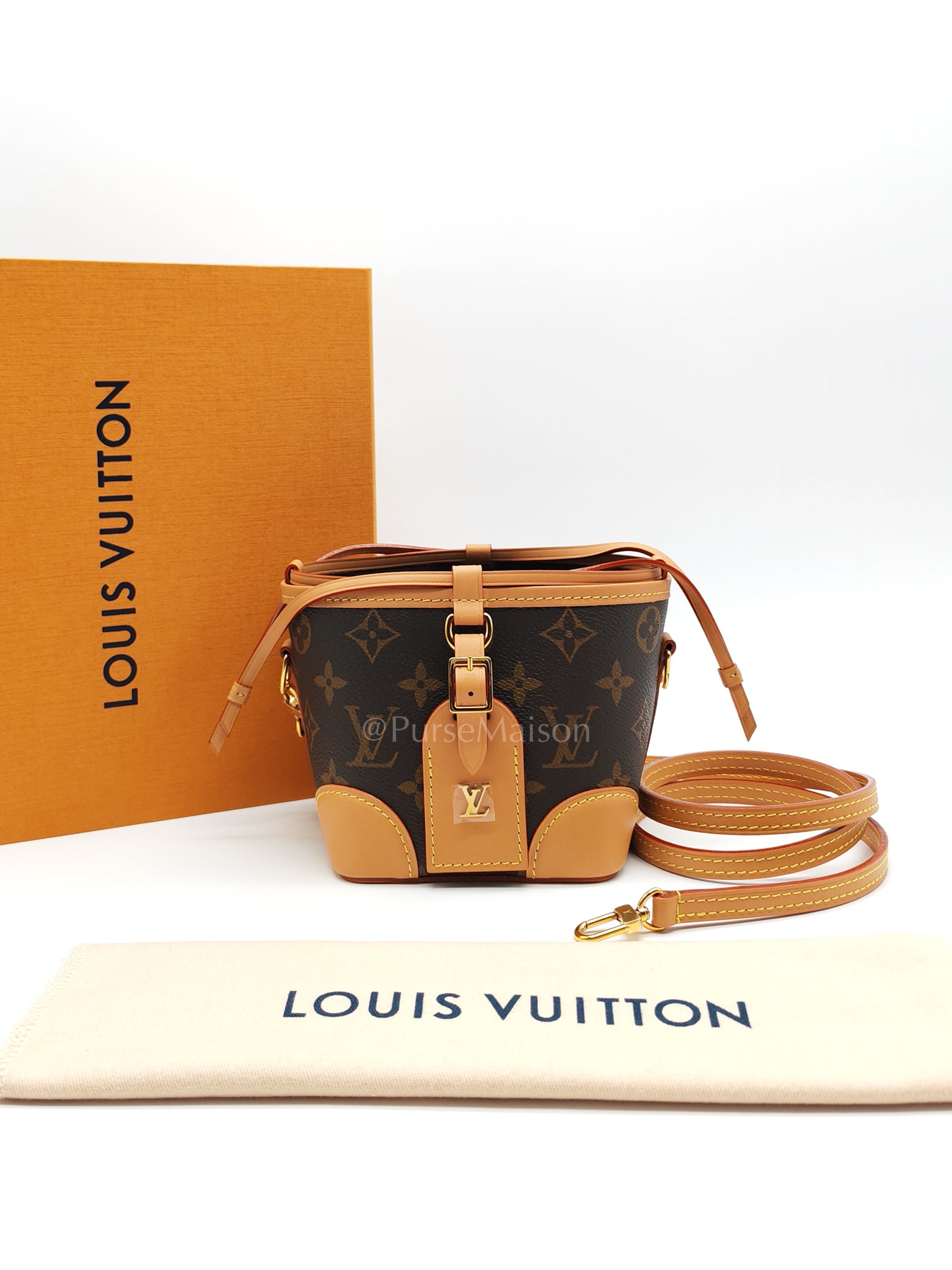 Neo Purse in Monogram Canvas Bucket Bag (Microchip) | Purse Maison Luxury Bags Shop