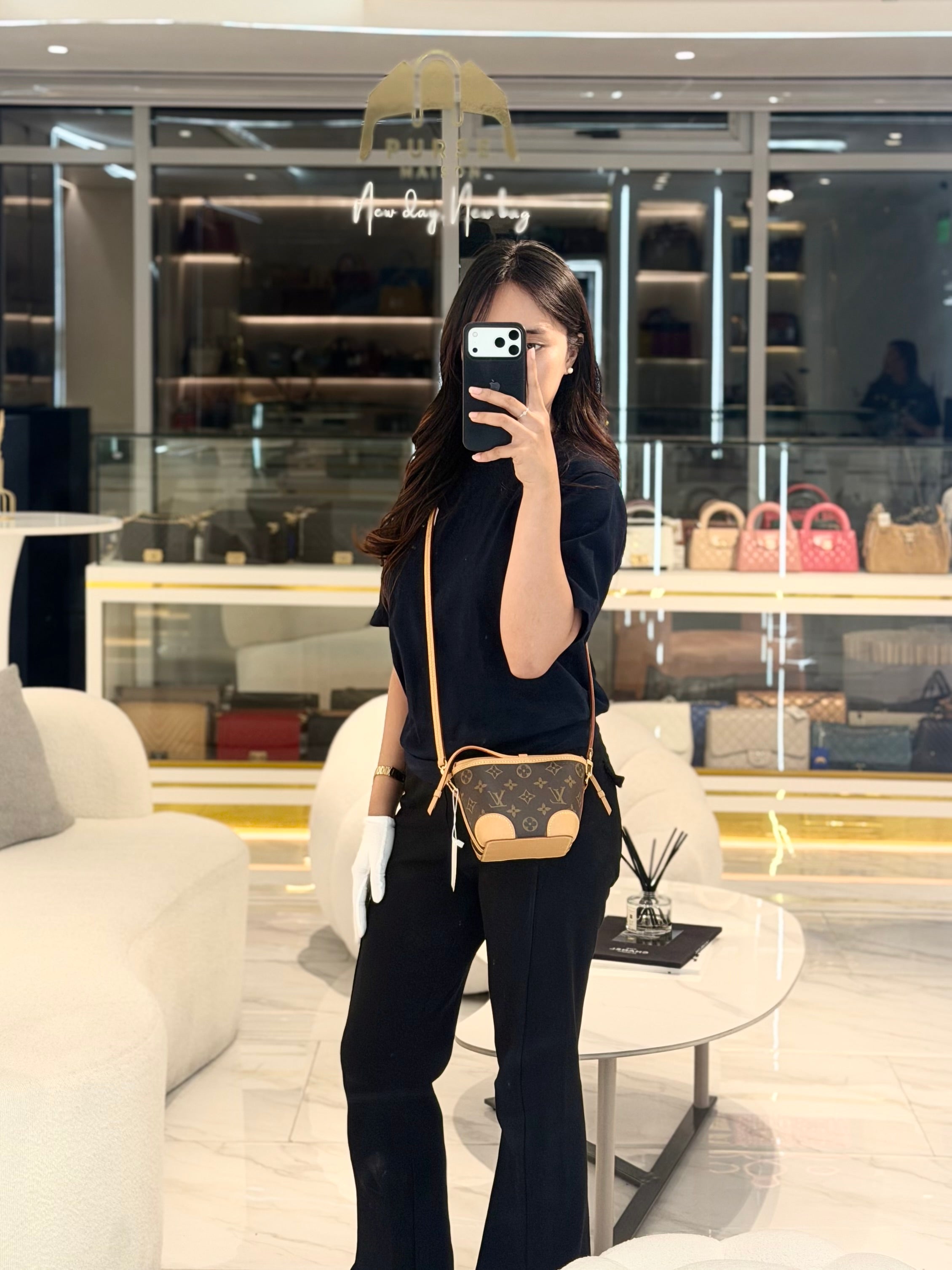 Neo Purse in Monogram Canvas Bucket Bag (Microchip) | Purse Maison Luxury Bags Shop