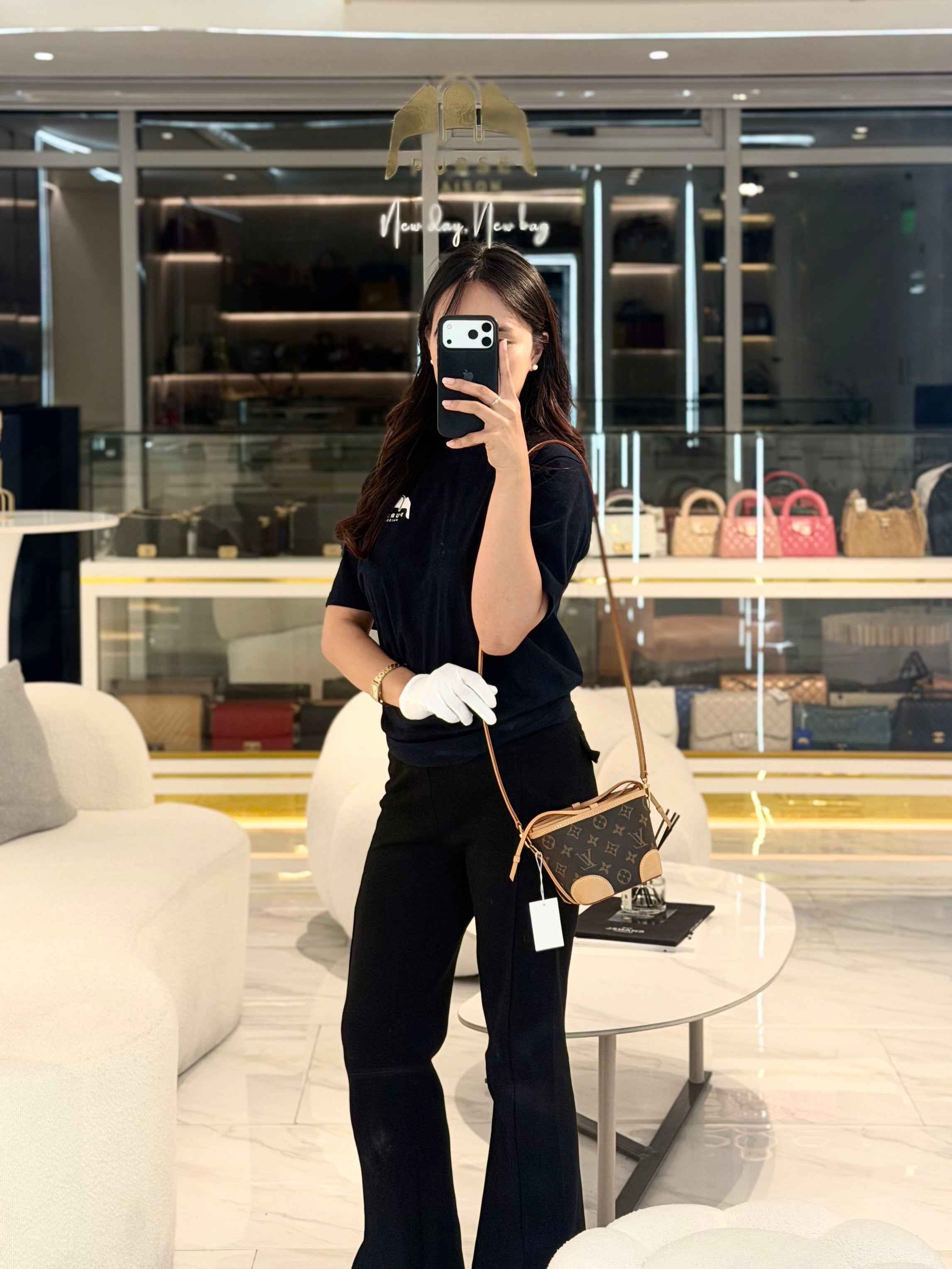 Neo Purse in Monogram Canvas Bucket Bag (Microchip) | Purse Maison Luxury Bags Shop