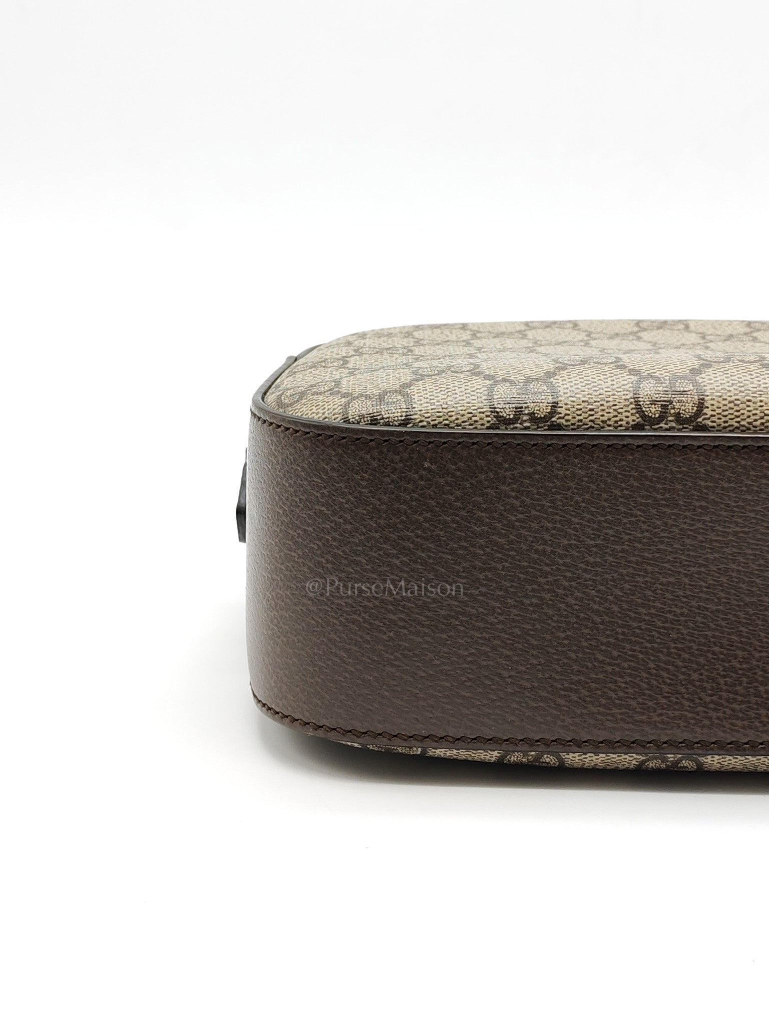 Neo Vintage Camera Bag in Brown GG Supreme Canvas with Tiger Head Logo & Gold Hardware | Purse Maison Luxury Bags Shop