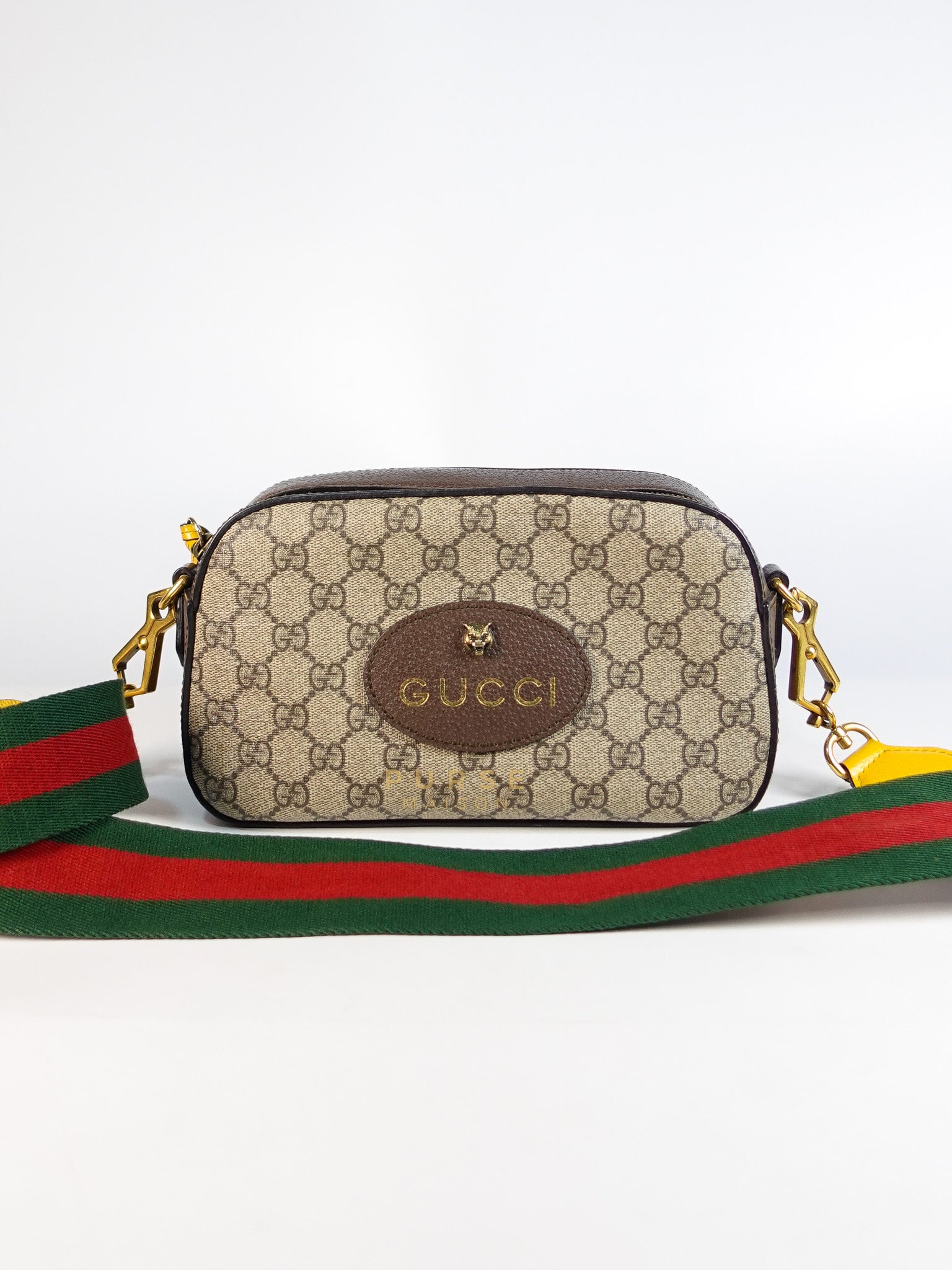 Neo Vintage Coated Canvas Camera Bag | Purse Maison Luxury Bags Shop