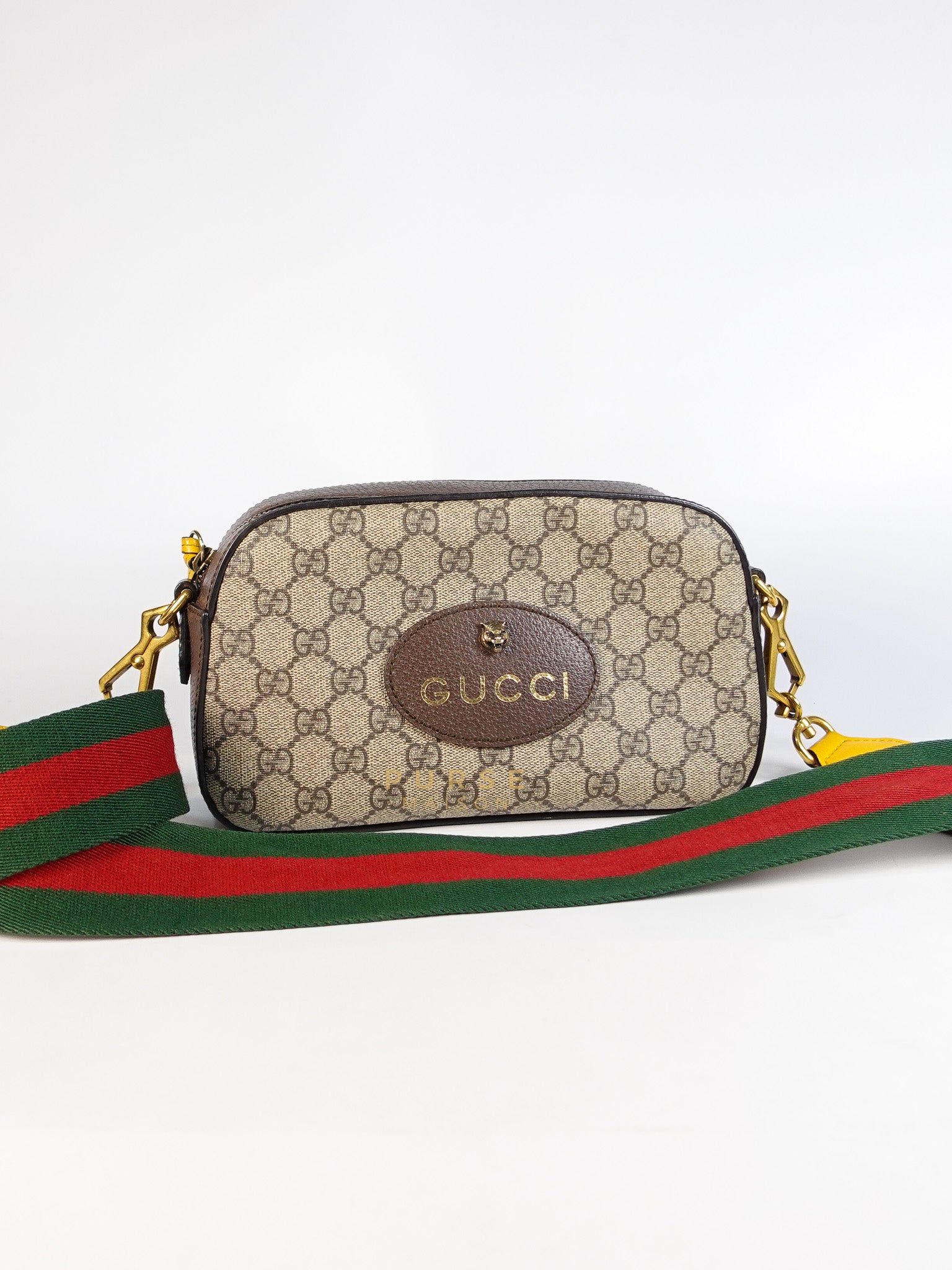 Neo Vintage Coated Canvas Camera Bag | Purse Maison Luxury Bags Shop
