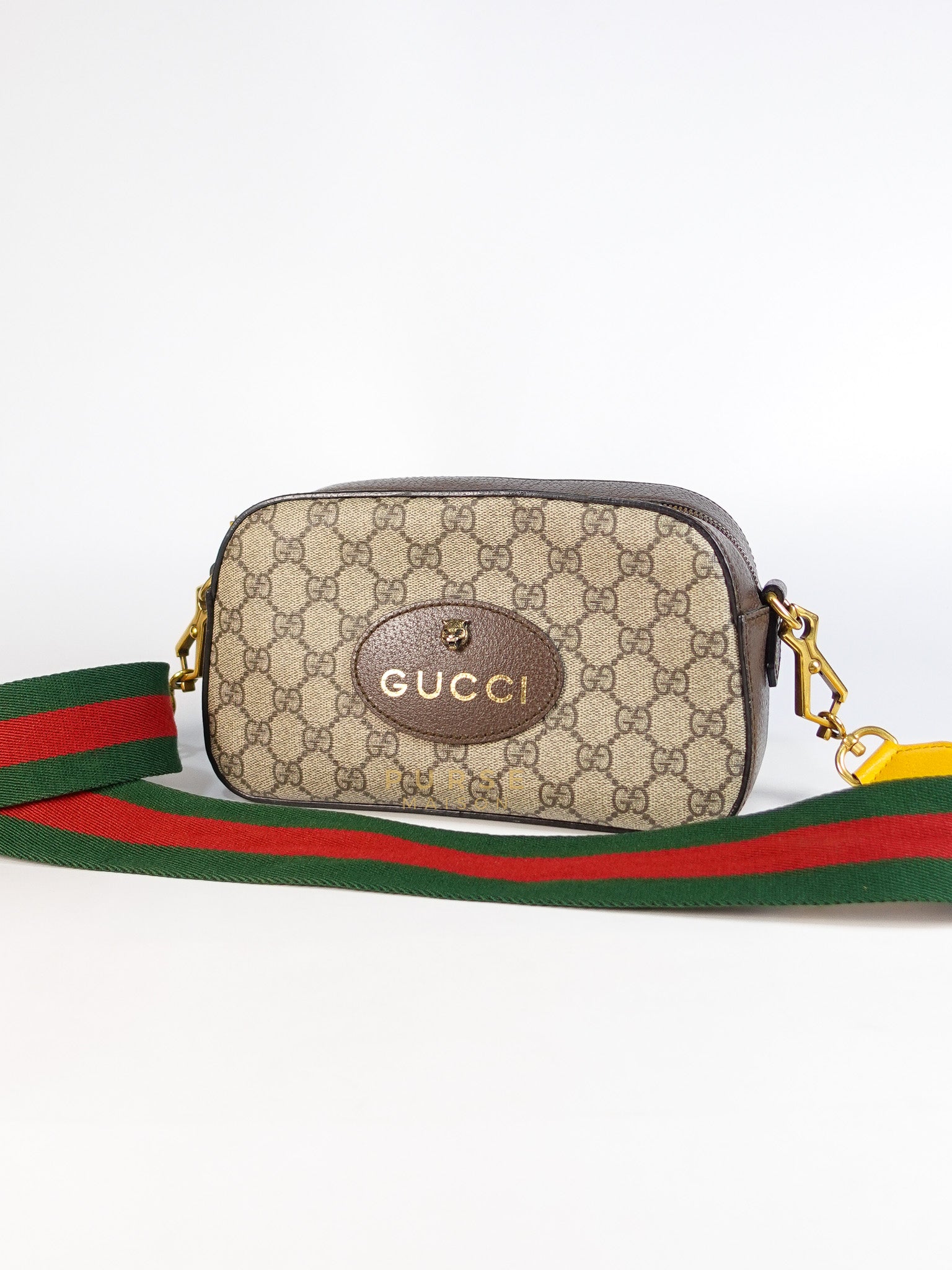 Neo Vintage Coated Canvas Camera Bag | Purse Maison Luxury Bags Shop