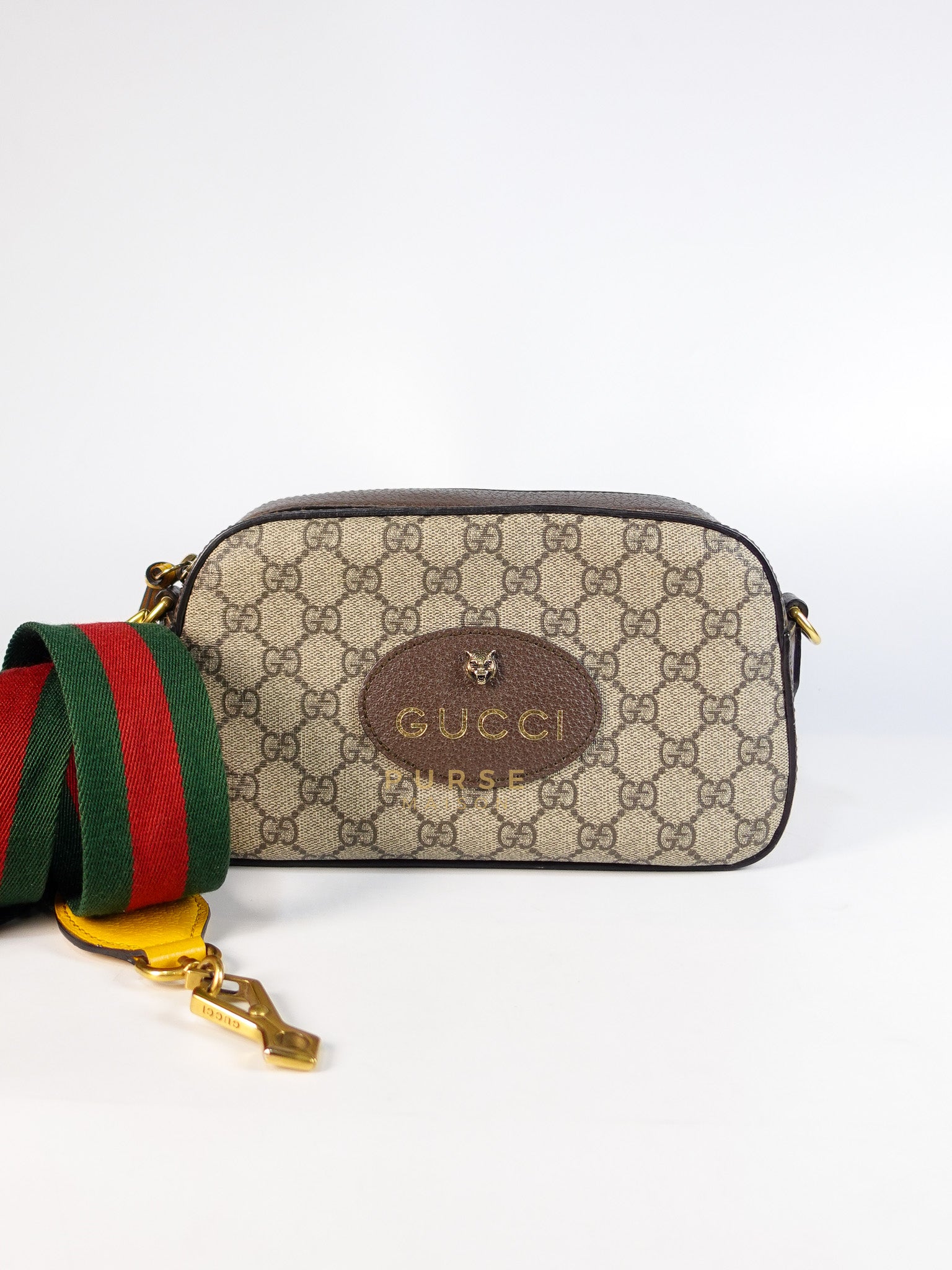 Neo Vintage Coated Canvas Camera Bag | Purse Maison Luxury Bags Shop
