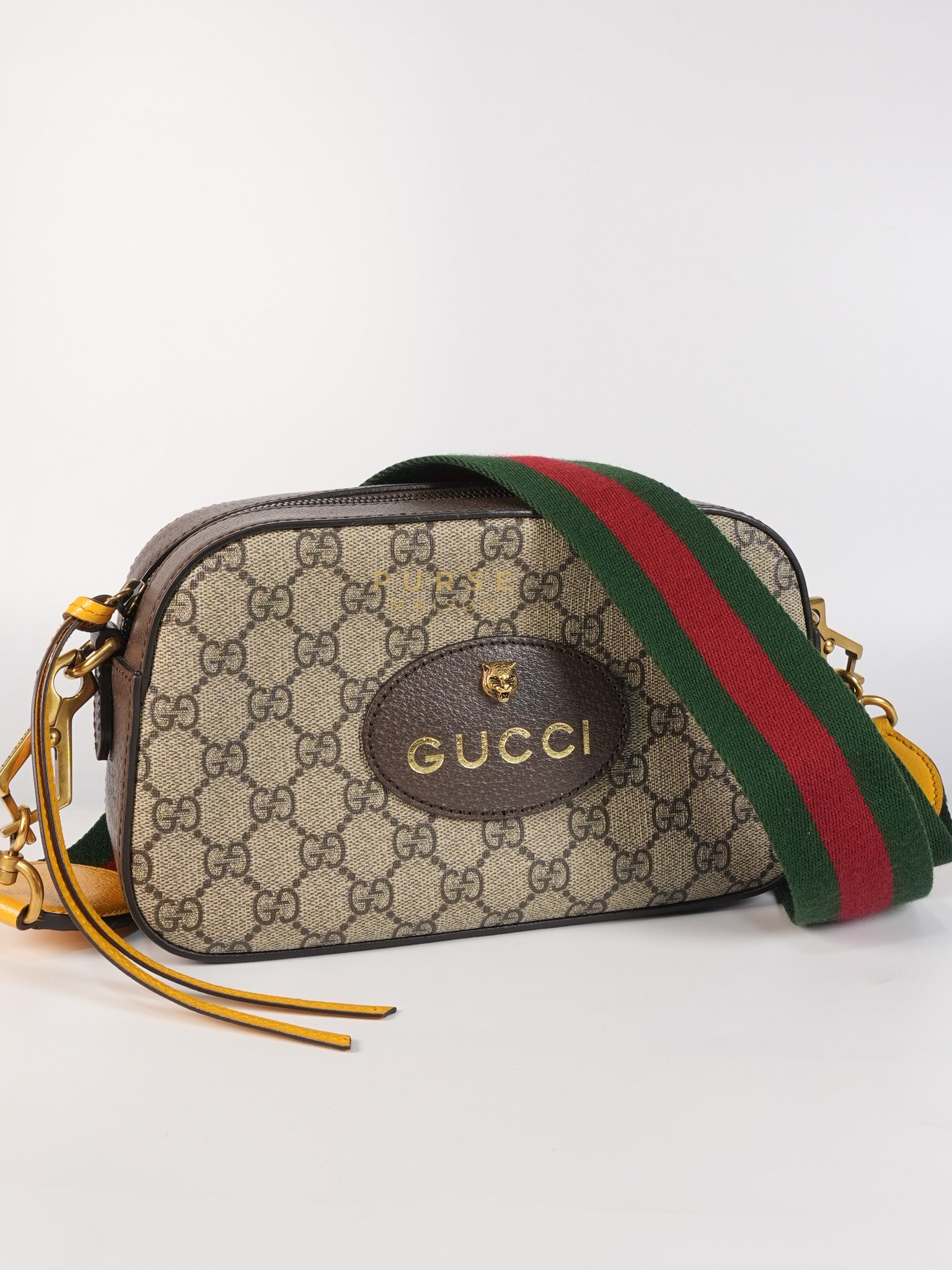 Neo Vintage Metallic Tiger Camera Bag in Supreme Monogram Canvas | Purse Maison Luxury Bags Shop