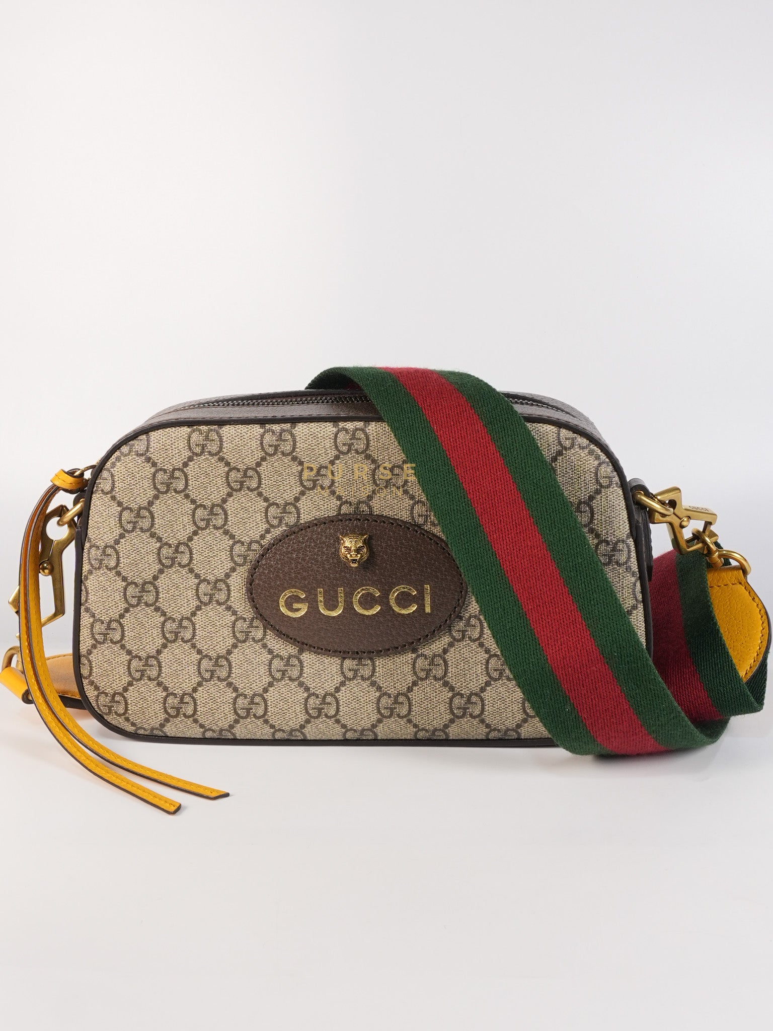 Neo Vintage Metallic Tiger Camera Bag in Supreme Monogram Canvas | Purse Maison Luxury Bags Shop