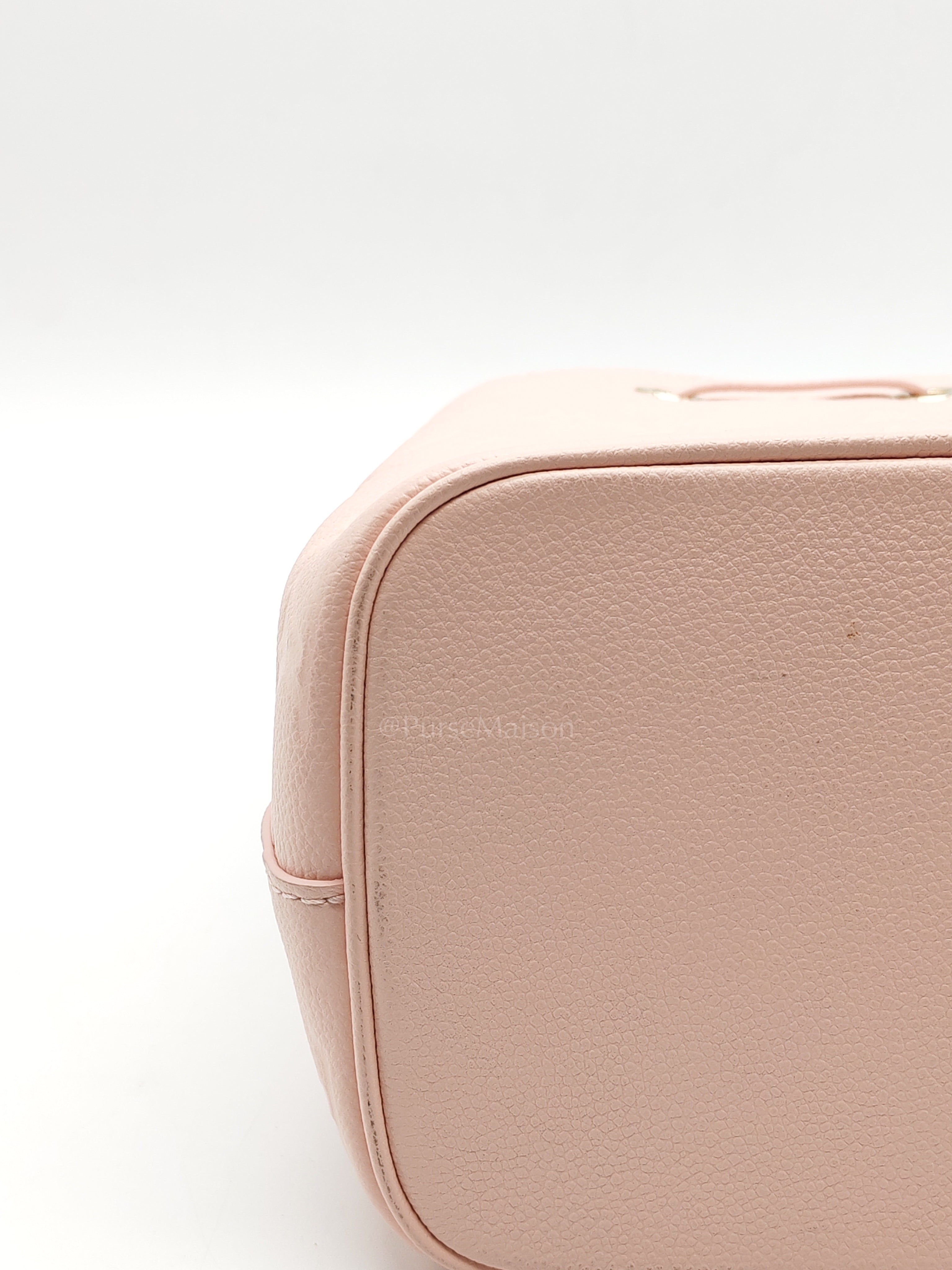 NeoNoe BB in Opal Pink Monogram Empriente Leather & Light Gold Hardware Microchip | Purse Maison Luxury Bags Shop