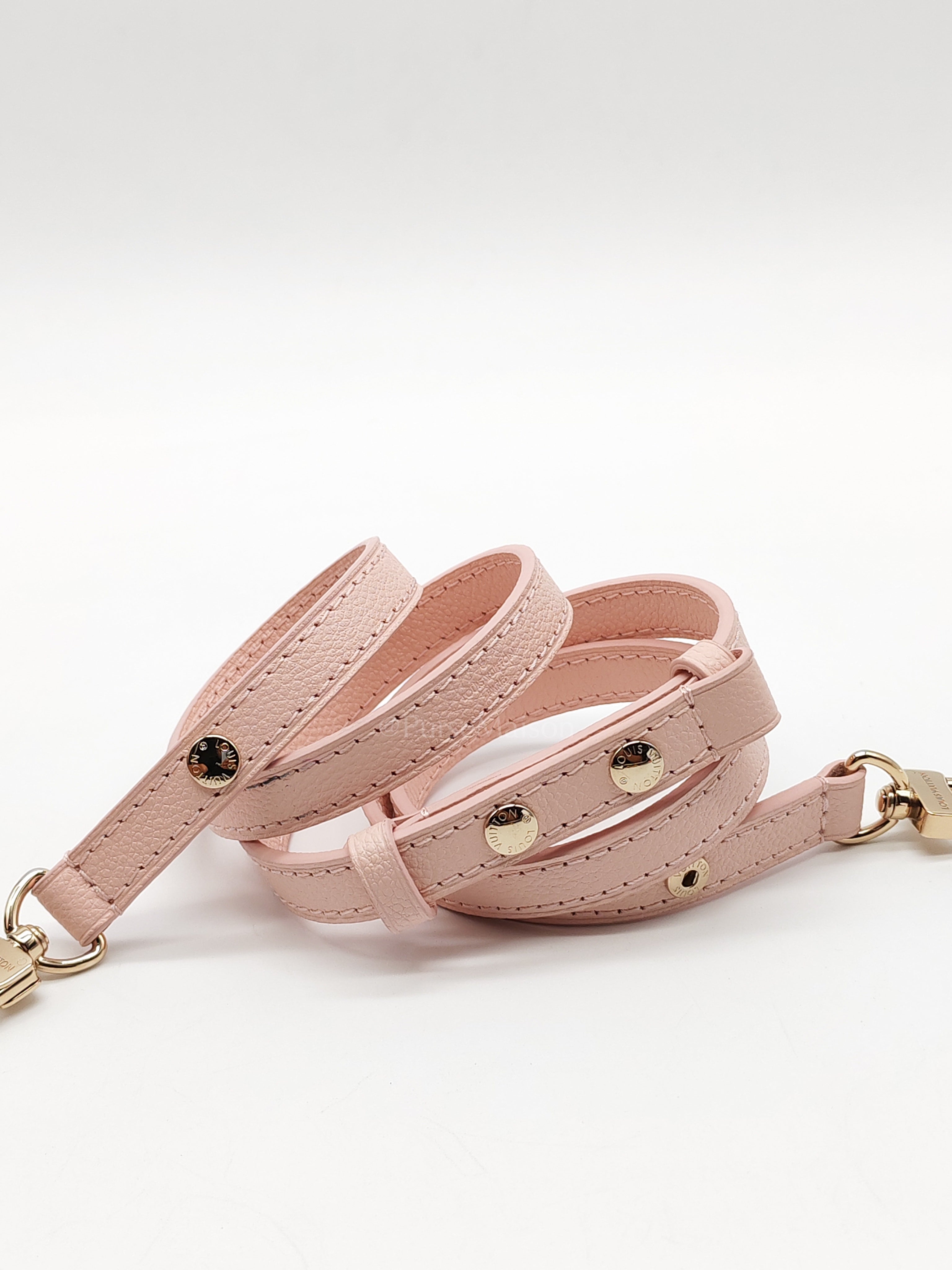 NeoNoe BB in Opal Pink Monogram Empriente Leather & Light Gold Hardware Microchip | Purse Maison Luxury Bags Shop