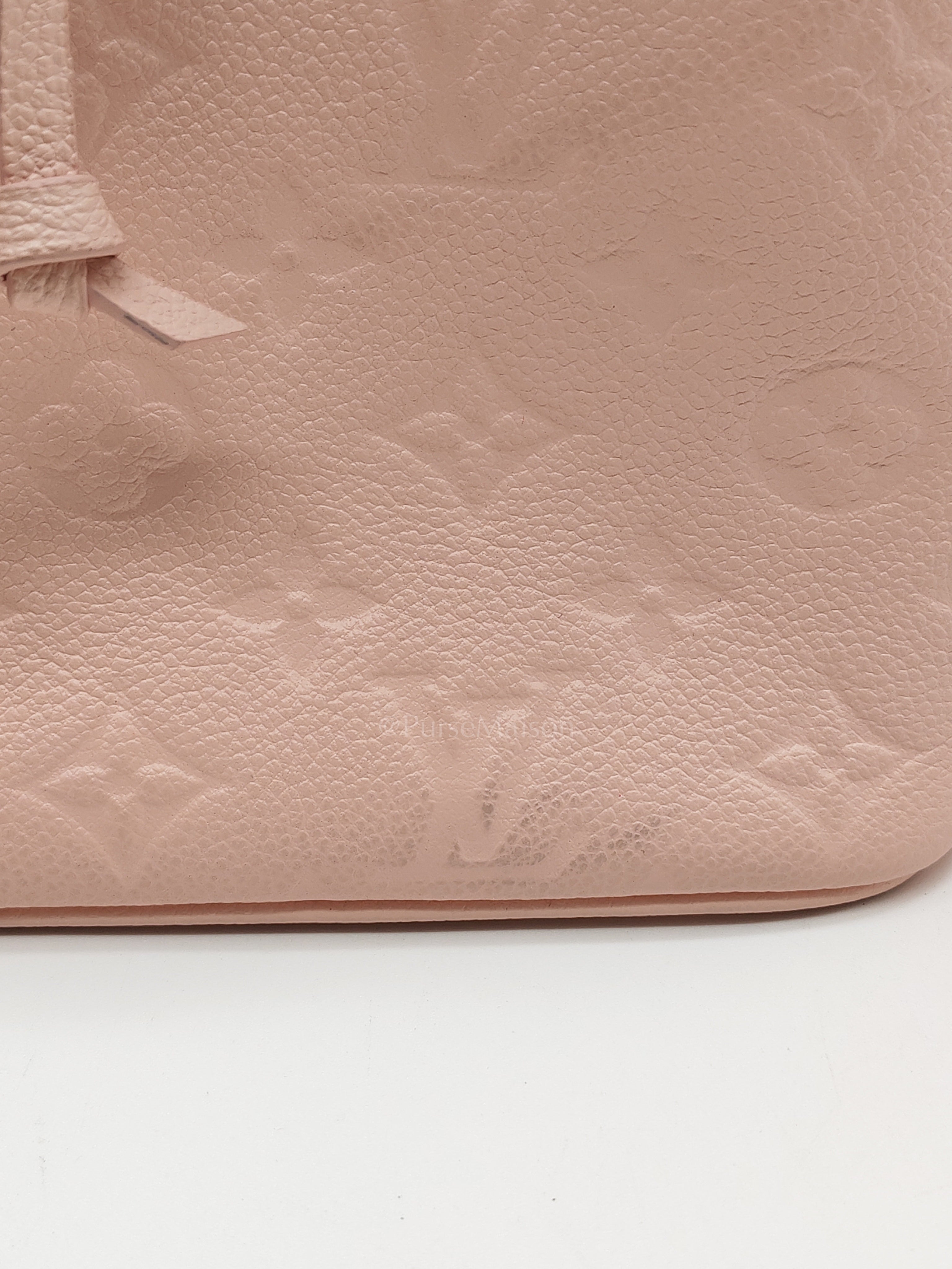 NeoNoe BB in Opal Pink Monogram Empriente Leather & Light Gold Hardware Microchip | Purse Maison Luxury Bags Shop