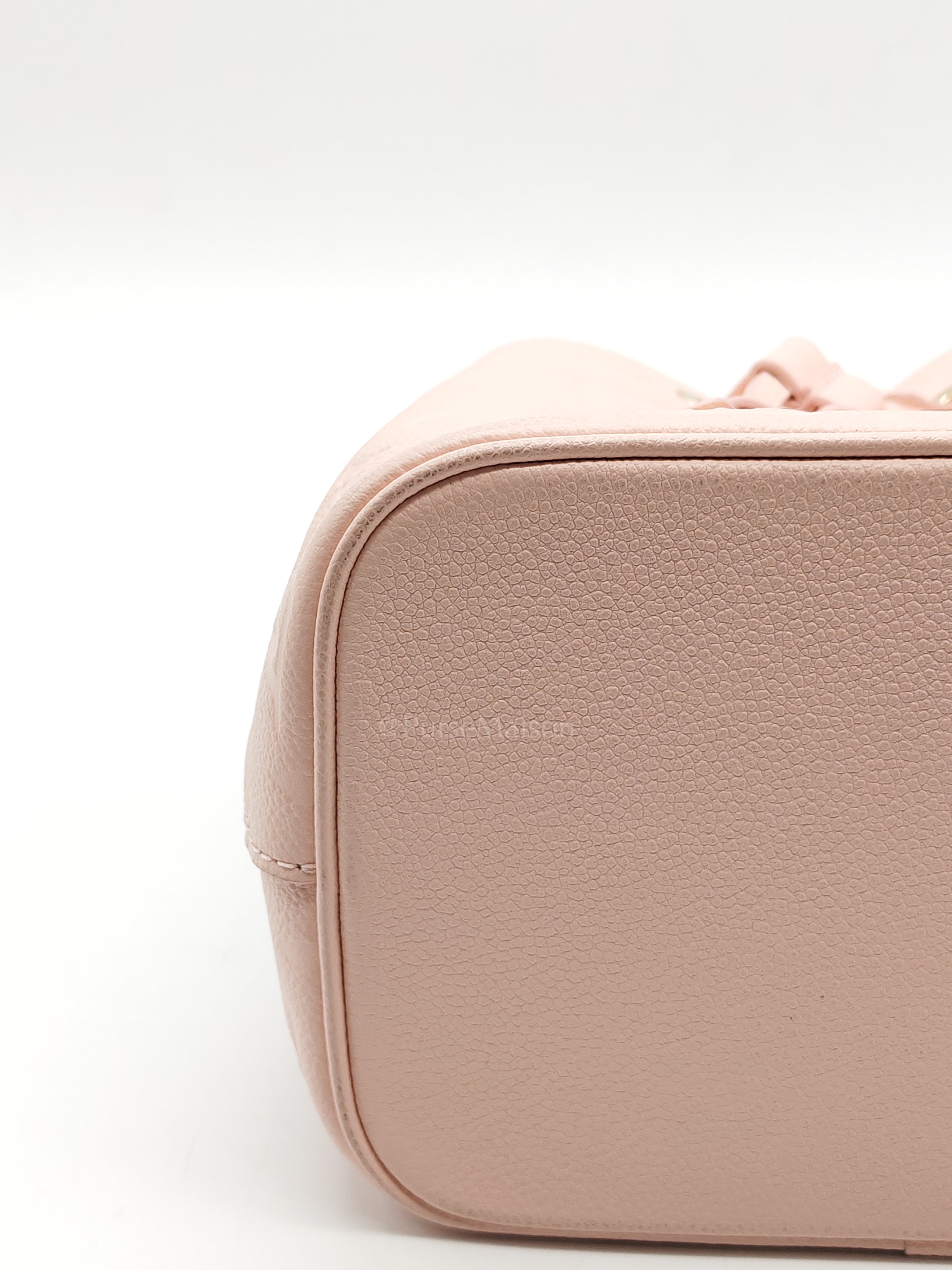 NeoNoe BB in Opal Pink Monogram Empriente Leather & Light Gold Hardware Microchip | Purse Maison Luxury Bags Shop
