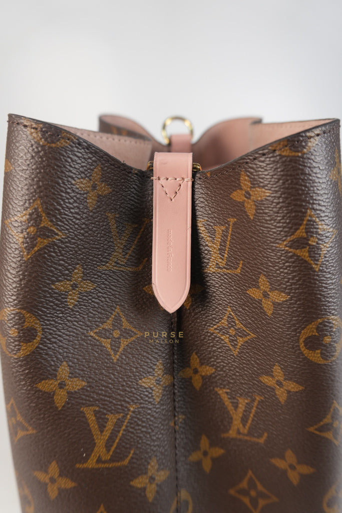 NeoNoe Bucket Bag MM in Rose Poudre Monogram Canvas (Date Code: DE4159) | Purse Maison Luxury Bags Shop