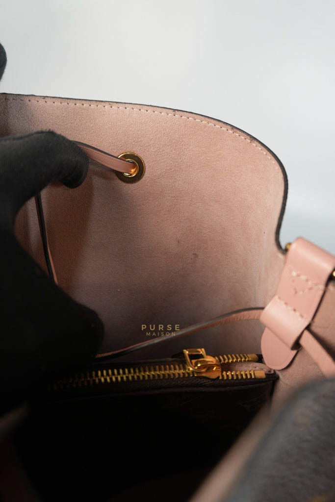NeoNoe Bucket Bag MM in Rose Poudre Monogram Canvas (Date Code: DE4159) | Purse Maison Luxury Bags Shop