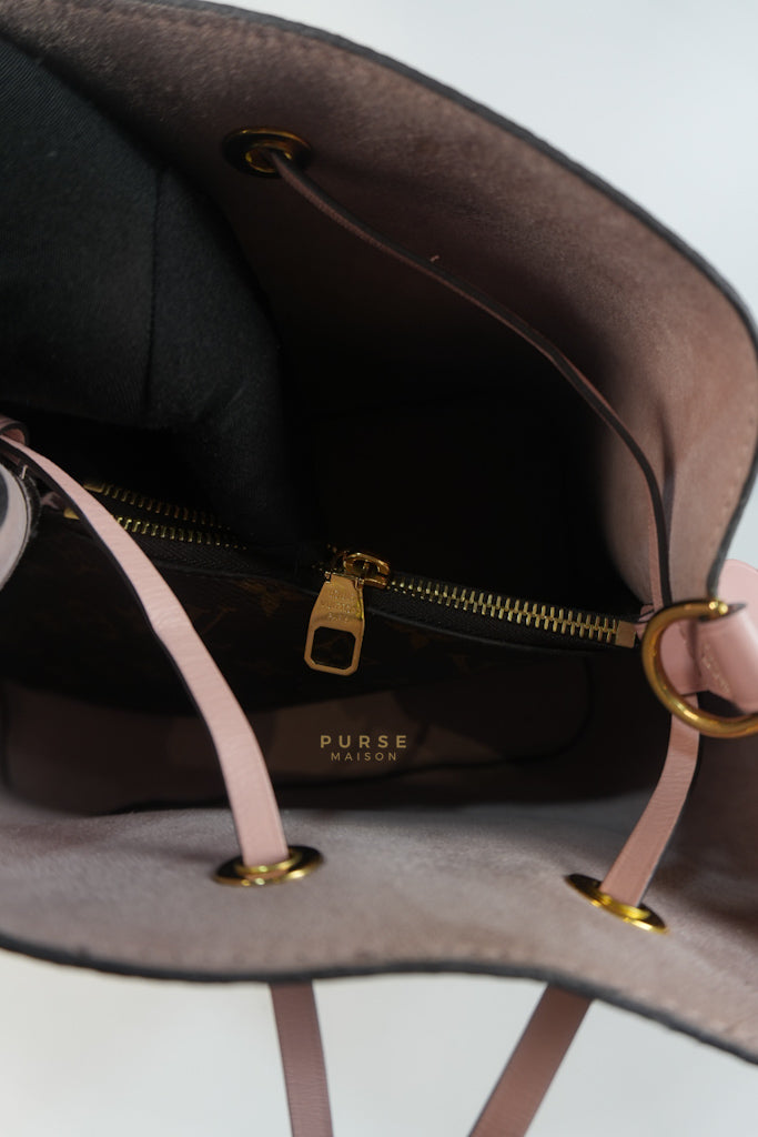 NeoNoe Bucket Bag MM in Rose Poudre Monogram Canvas (Date Code: DE4159) | Purse Maison Luxury Bags Shop