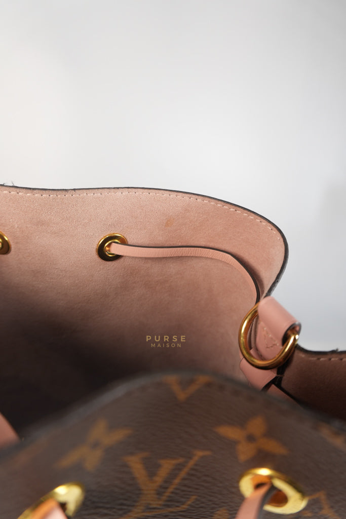 NeoNoe Bucket Bag MM in Rose Poudre Monogram Canvas (Date Code: DE4159) | Purse Maison Luxury Bags Shop