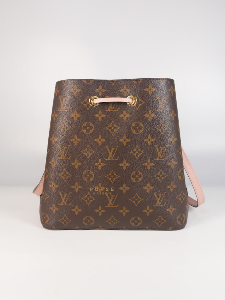 NeoNoe Bucket Bag MM in Rose Poudre Monogram Canvas (Date Code: DE4159) | Purse Maison Luxury Bags Shop