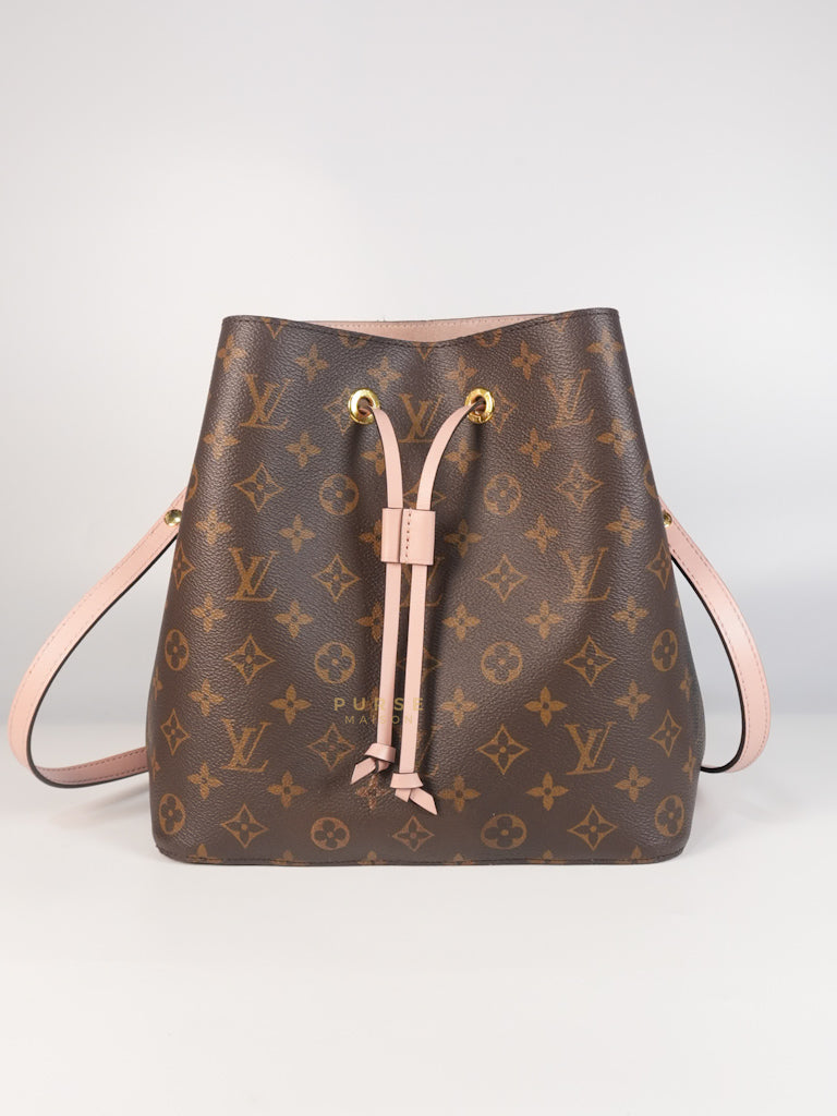 NeoNoe Bucket Bag MM in Rose Poudre Monogram Canvas (Date Code: DE4159) | Purse Maison Luxury Bags Shop