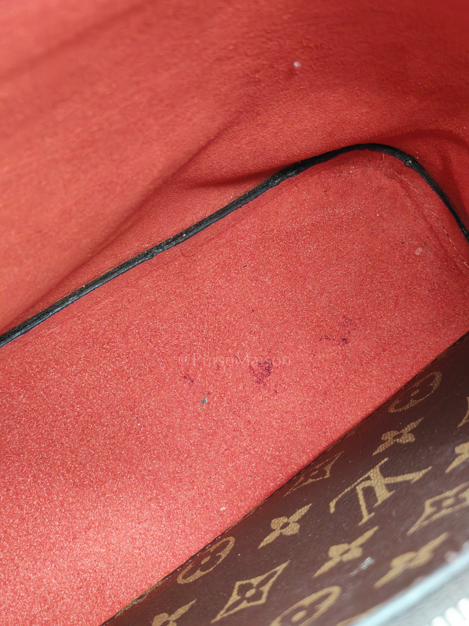 Neonoe Bucket Bag Monogram Canvas and Red (Date code: SP4117) | Purse Maison Luxury Bags Shop