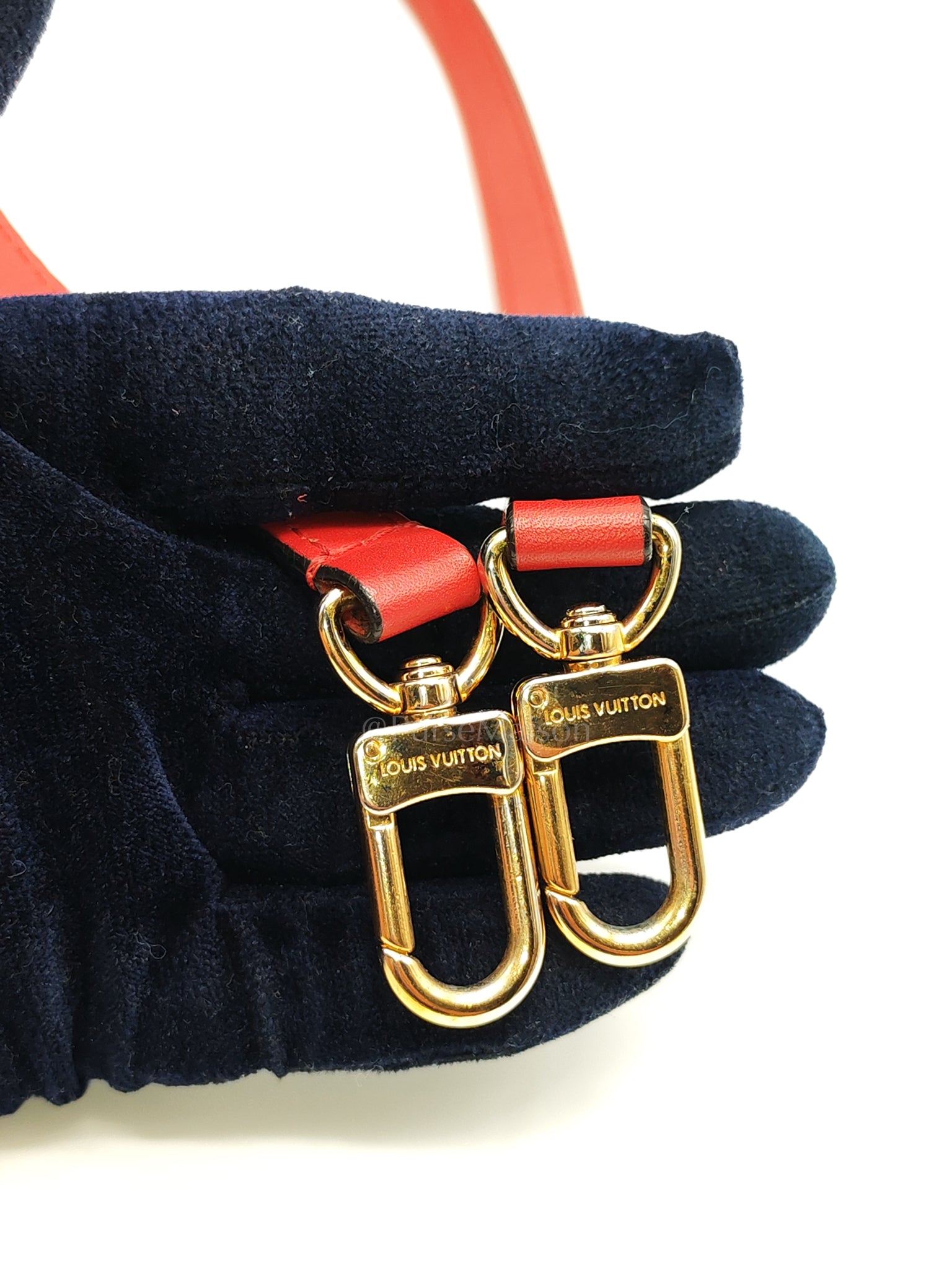 Neonoe Bucket Bag Monogram Canvas and Red (Date code: SP4117) | Purse Maison Luxury Bags Shop