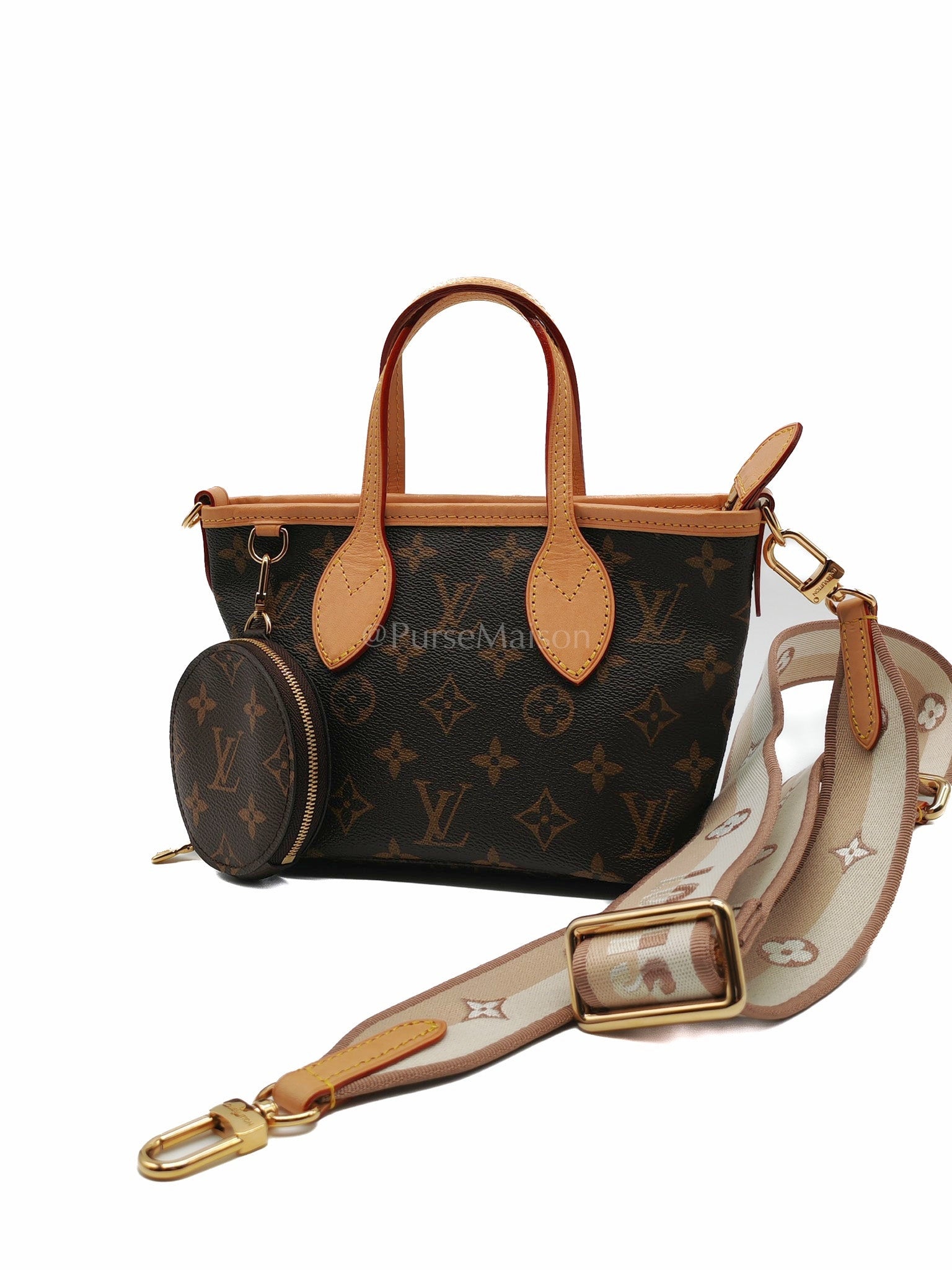 Neverfull BB in Monogram Canvas Crossbody Bag (Microchip) | Purse Maison Luxury Bags Shop