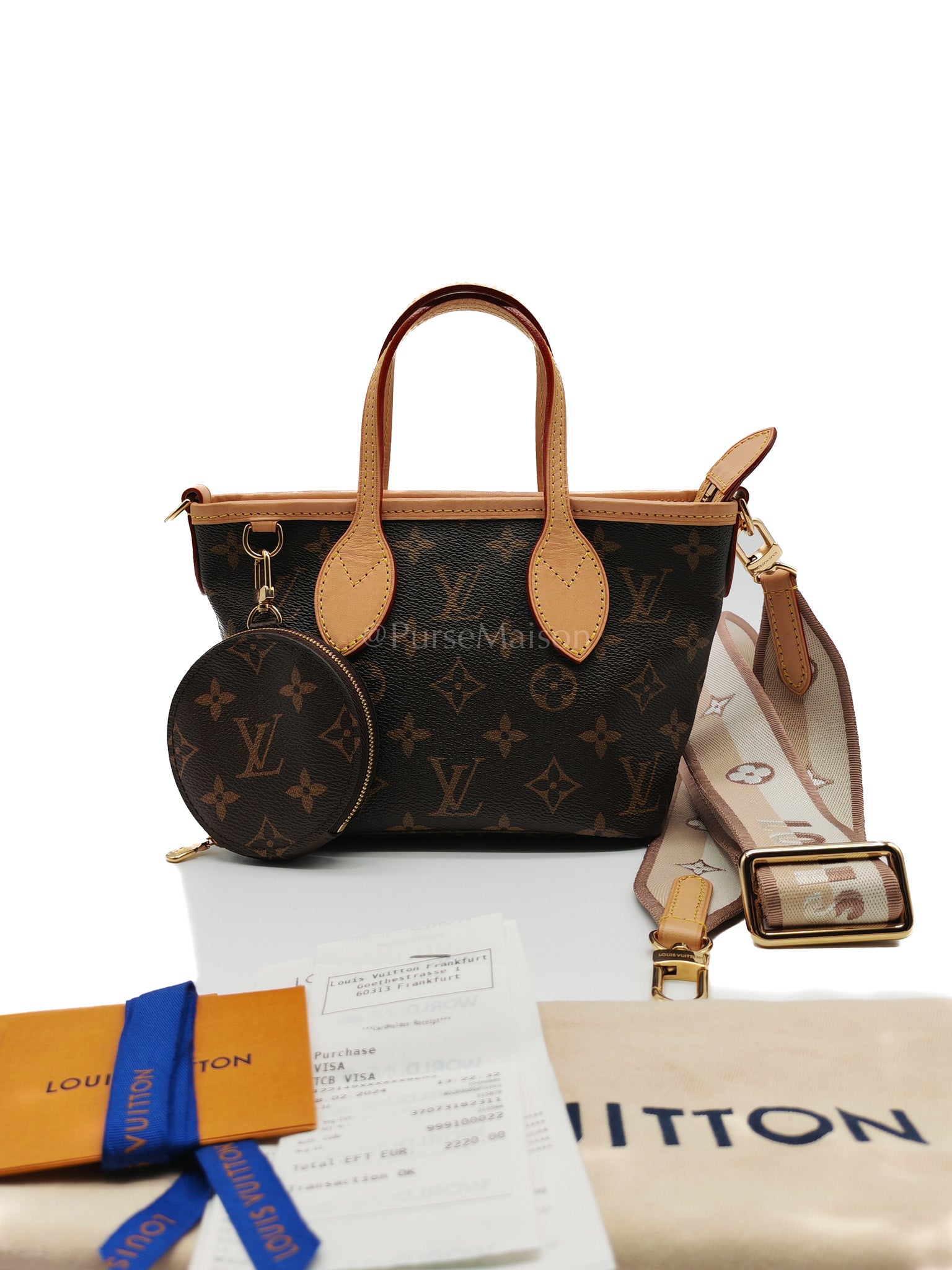 Neverfull BB in Monogram Canvas Crossbody Bag (Microchip) | Purse Maison Luxury Bags Shop