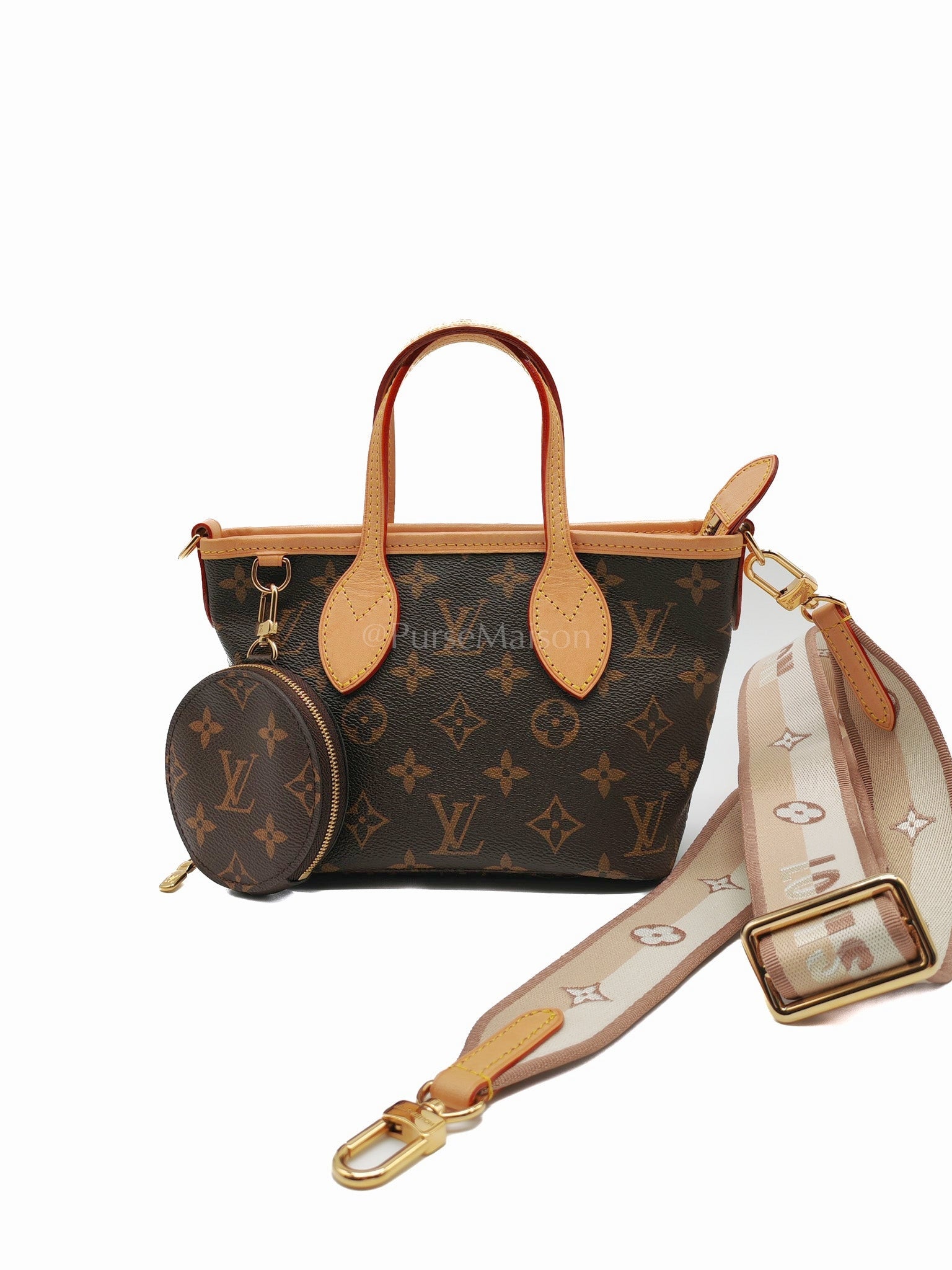 Neverfull BB in Monogram Canvas Crossbody Bag (Microchip) | Purse Maison Luxury Bags Shop