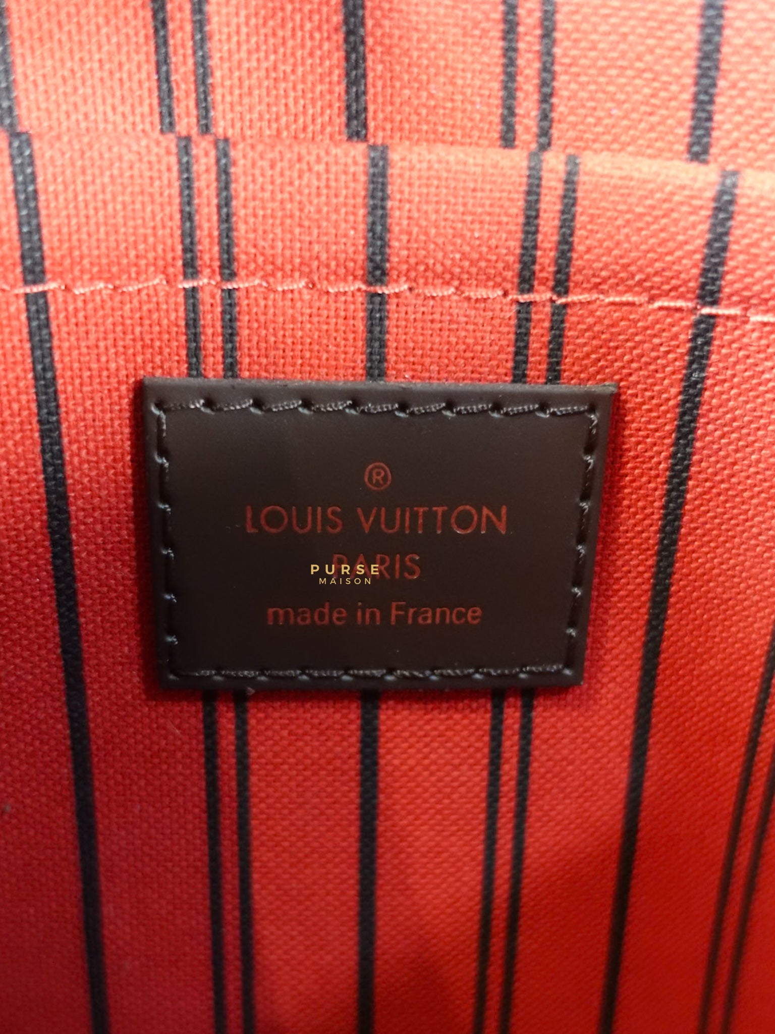 Neverfull GM Damier Ebene Monogram Leather (Microchip) | Purse Maison Luxury Bags Shop