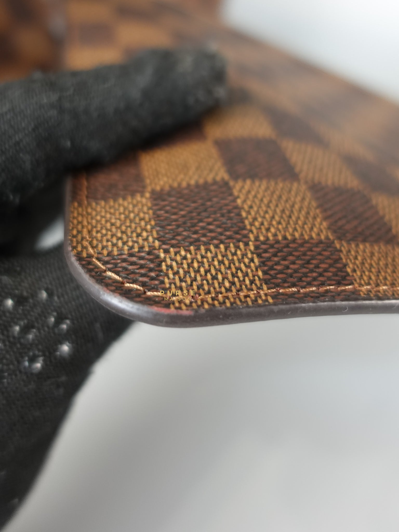 Neverfull GM Damier Ebene Monogram Leather (Microchip) | Purse Maison Luxury Bags Shop