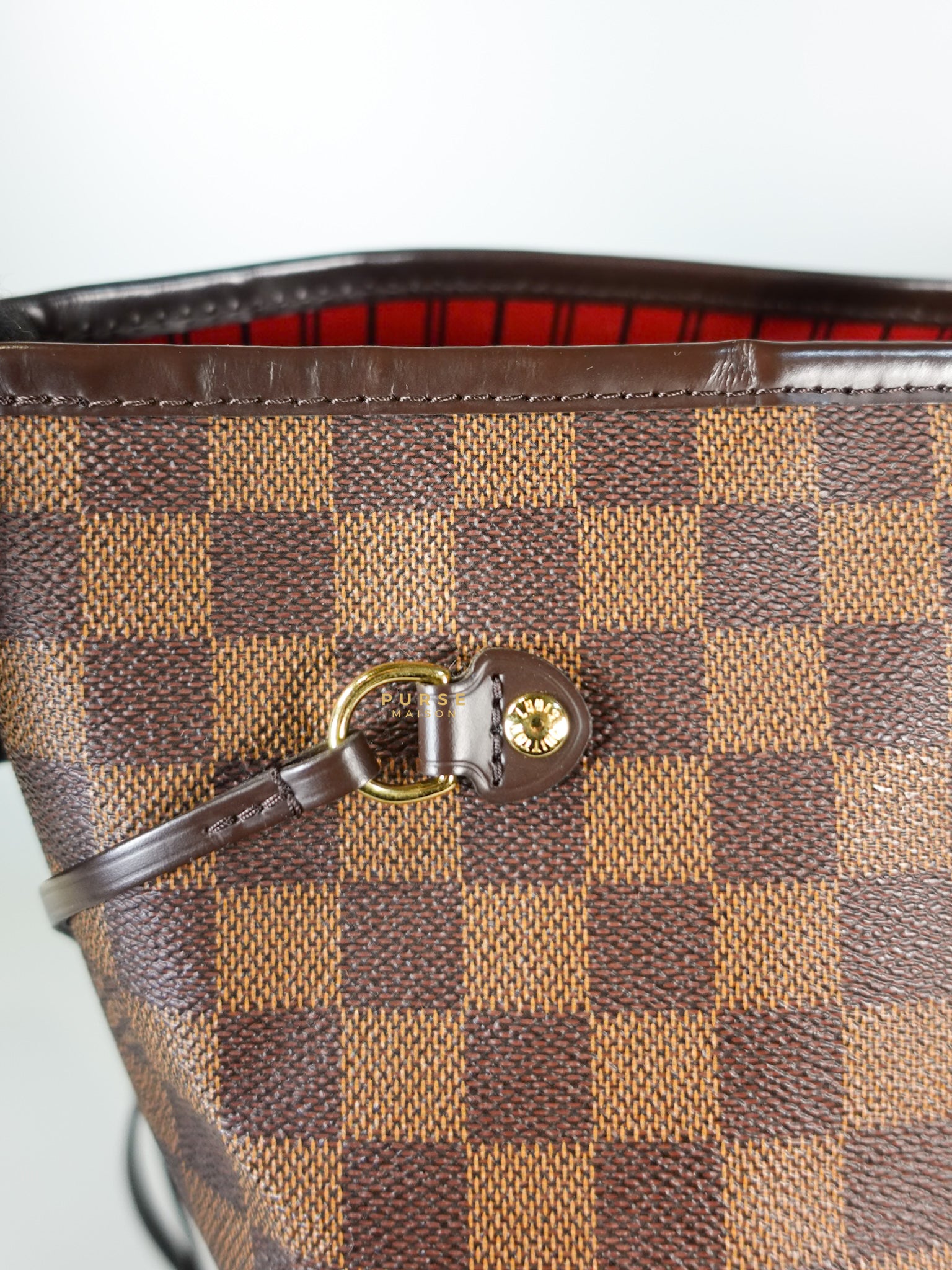 Neverfull GM Damier Ebene Monogram Leather (Microchip) | Purse Maison Luxury Bags Shop