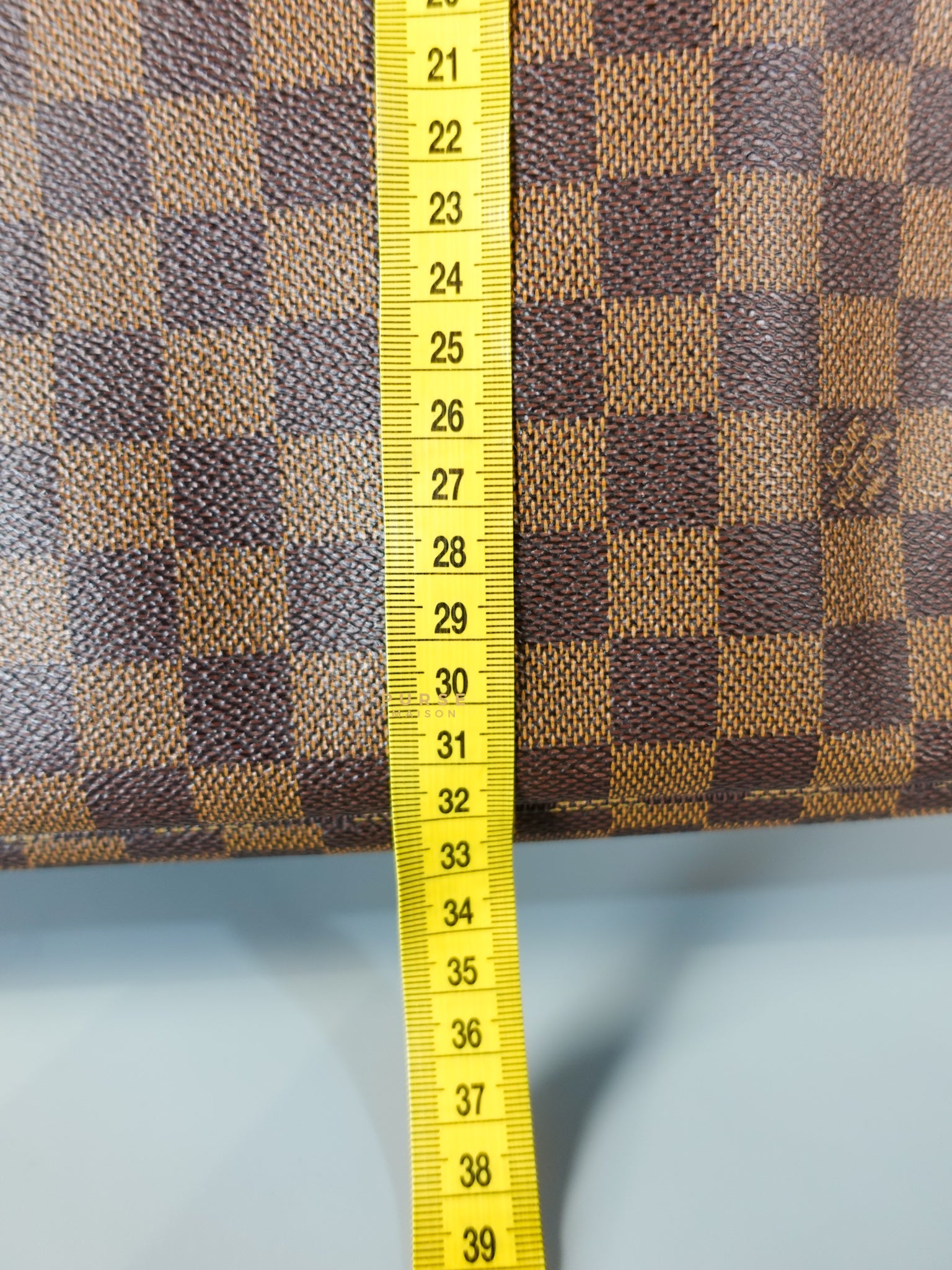 Neverfull GM Damier Ebene Monogram Leather (Microchip) | Purse Maison Luxury Bags Shop