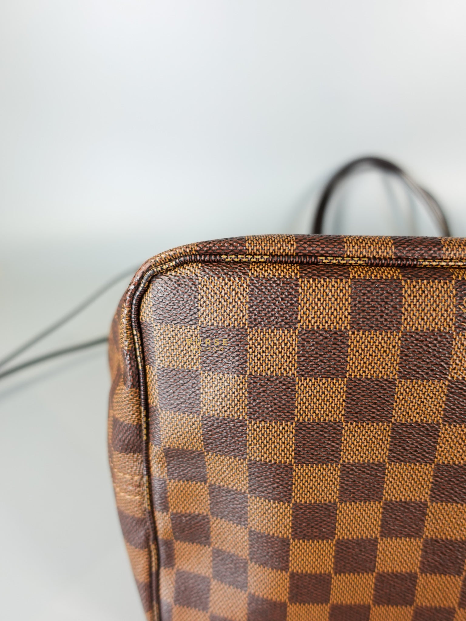 Neverfull GM Damier Ebene Monogram Leather (Microchip) | Purse Maison Luxury Bags Shop