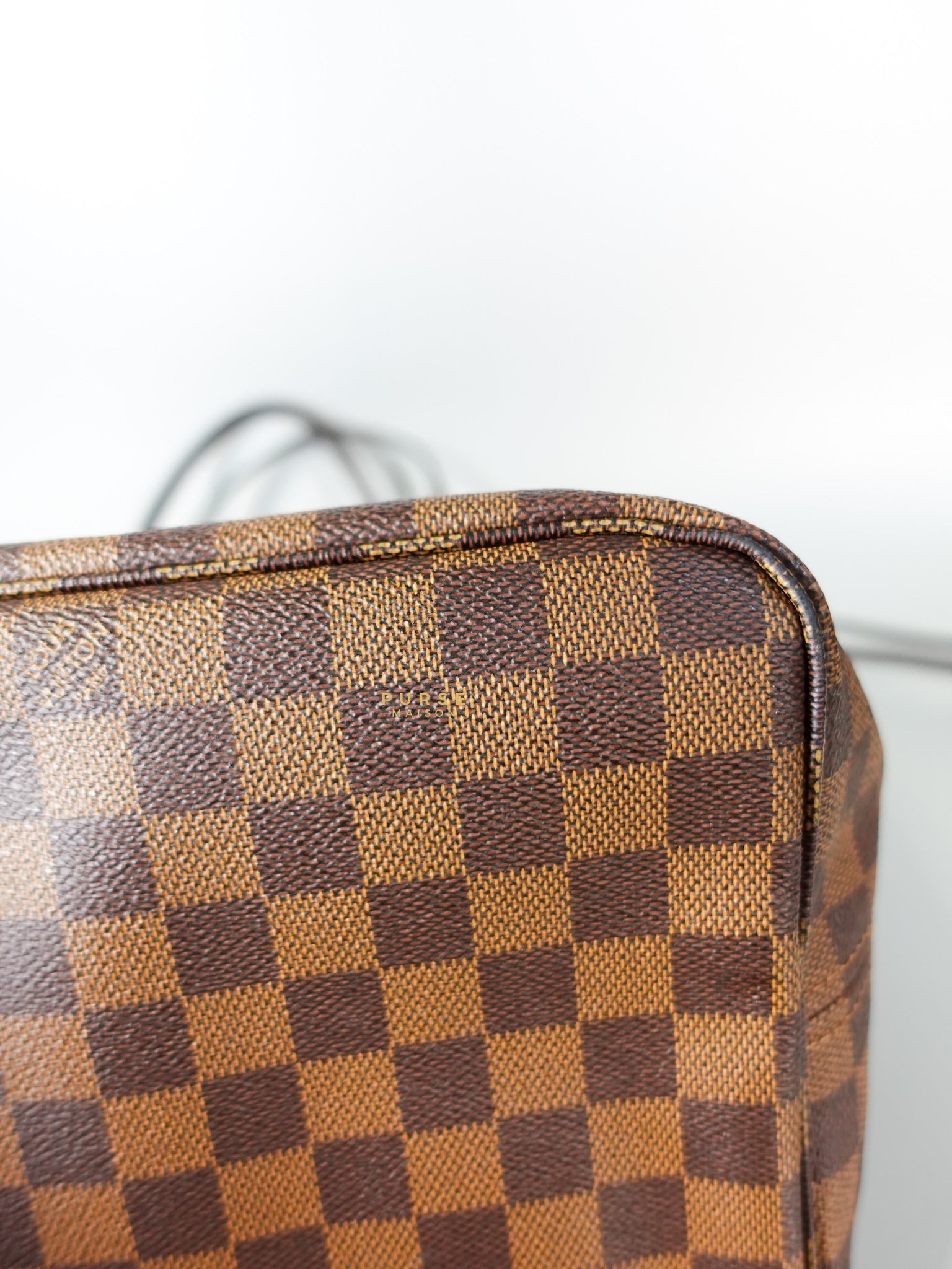 Neverfull GM Damier Ebene Monogram Leather (Microchip) | Purse Maison Luxury Bags Shop