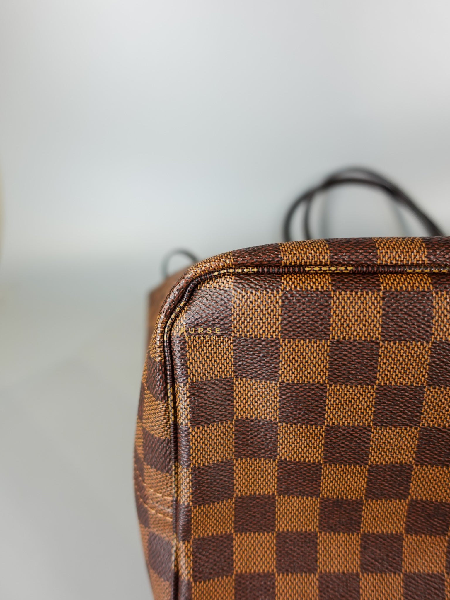 Neverfull GM Damier Ebene Monogram Leather (Microchip) | Purse Maison Luxury Bags Shop