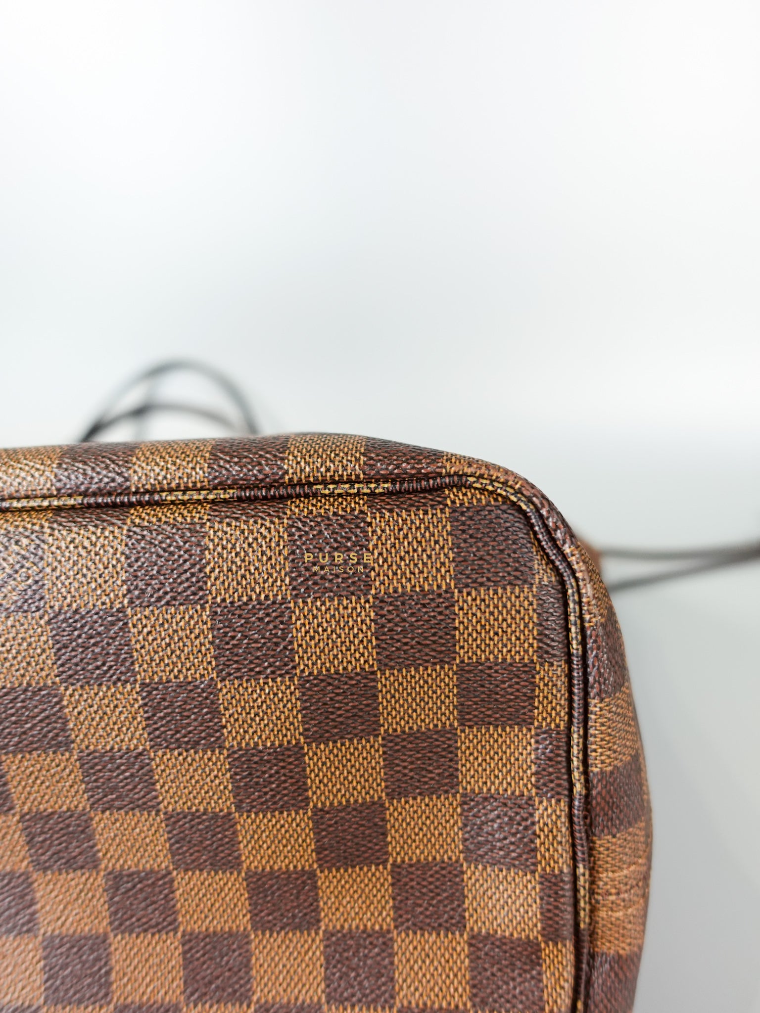Neverfull GM Damier Ebene Monogram Leather (Microchip) | Purse Maison Luxury Bags Shop