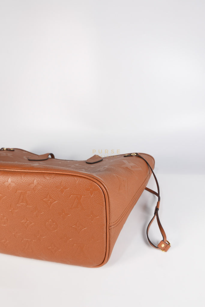 Neverfull MM Cognac Empreinte Leather Tote Bag (Microchip) | Purse Maison Luxury Bags Shop