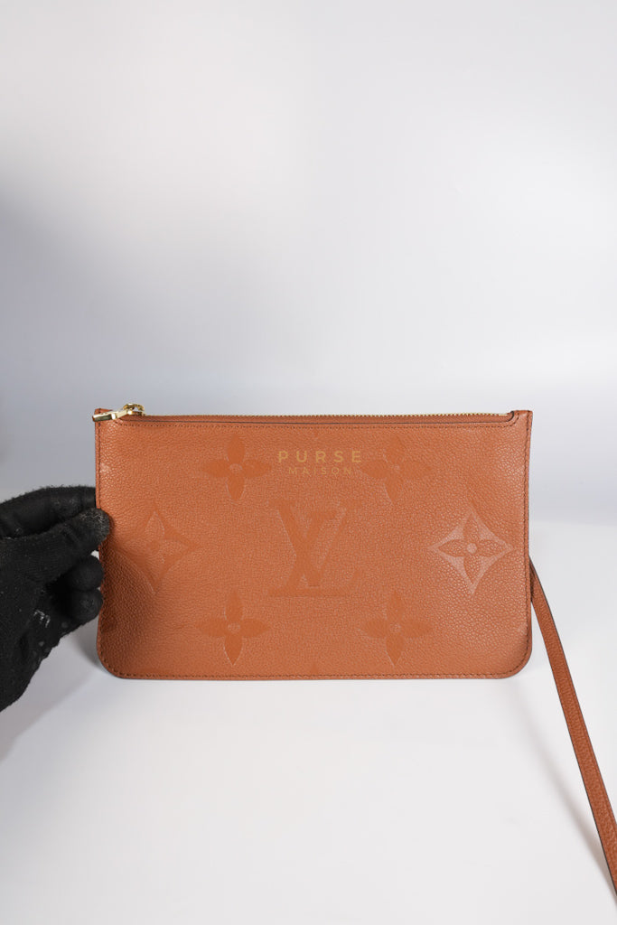 Neverfull MM Cognac Empreinte Leather Tote Bag (Microchip) | Purse Maison Luxury Bags Shop