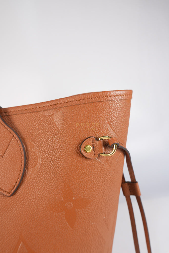 Neverfull MM Cognac Empreinte Leather Tote Bag (Microchip) | Purse Maison Luxury Bags Shop