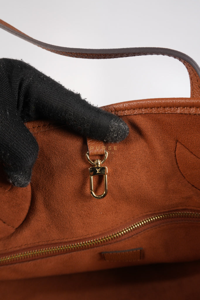 Neverfull MM Cognac Empreinte Leather Tote Bag (Microchip) | Purse Maison Luxury Bags Shop
