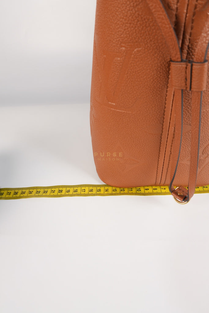 Neverfull MM Cognac Empreinte Leather Tote Bag (Microchip) | Purse Maison Luxury Bags Shop