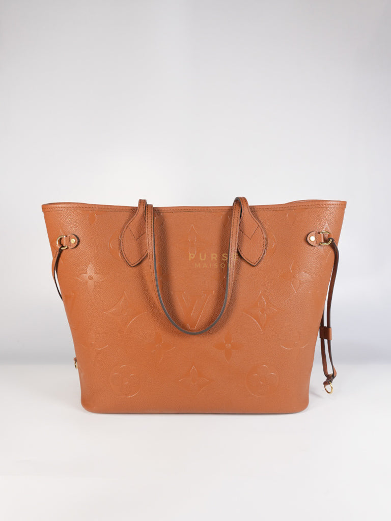 Neverfull MM Cognac Empreinte Leather Tote Bag (Microchip) | Purse Maison Luxury Bags Shop