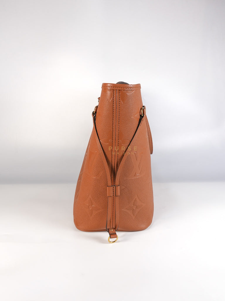 Neverfull MM Cognac Empreinte Leather Tote Bag (Microchip) | Purse Maison Luxury Bags Shop